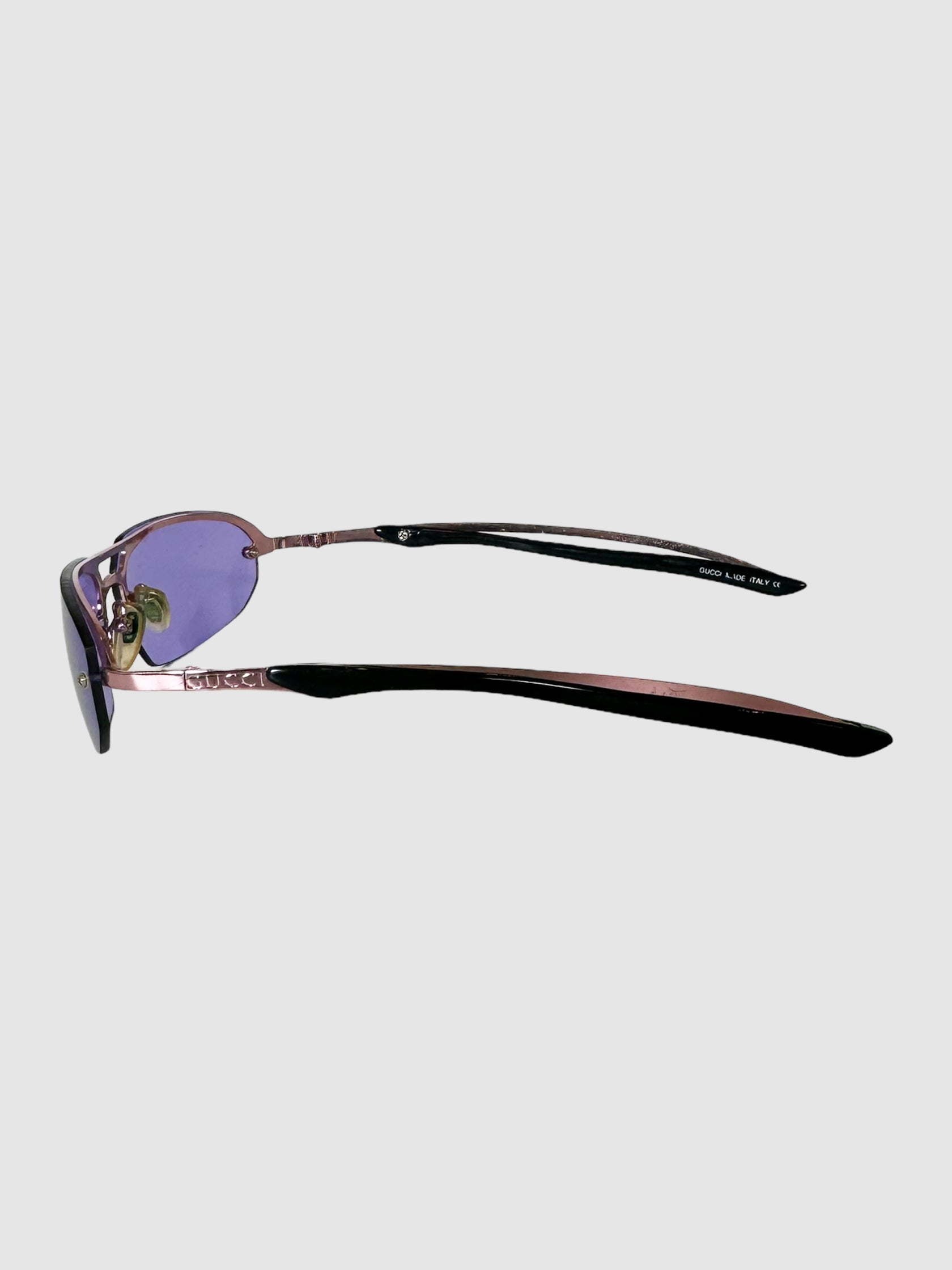 Metallic Frame Sunglasses