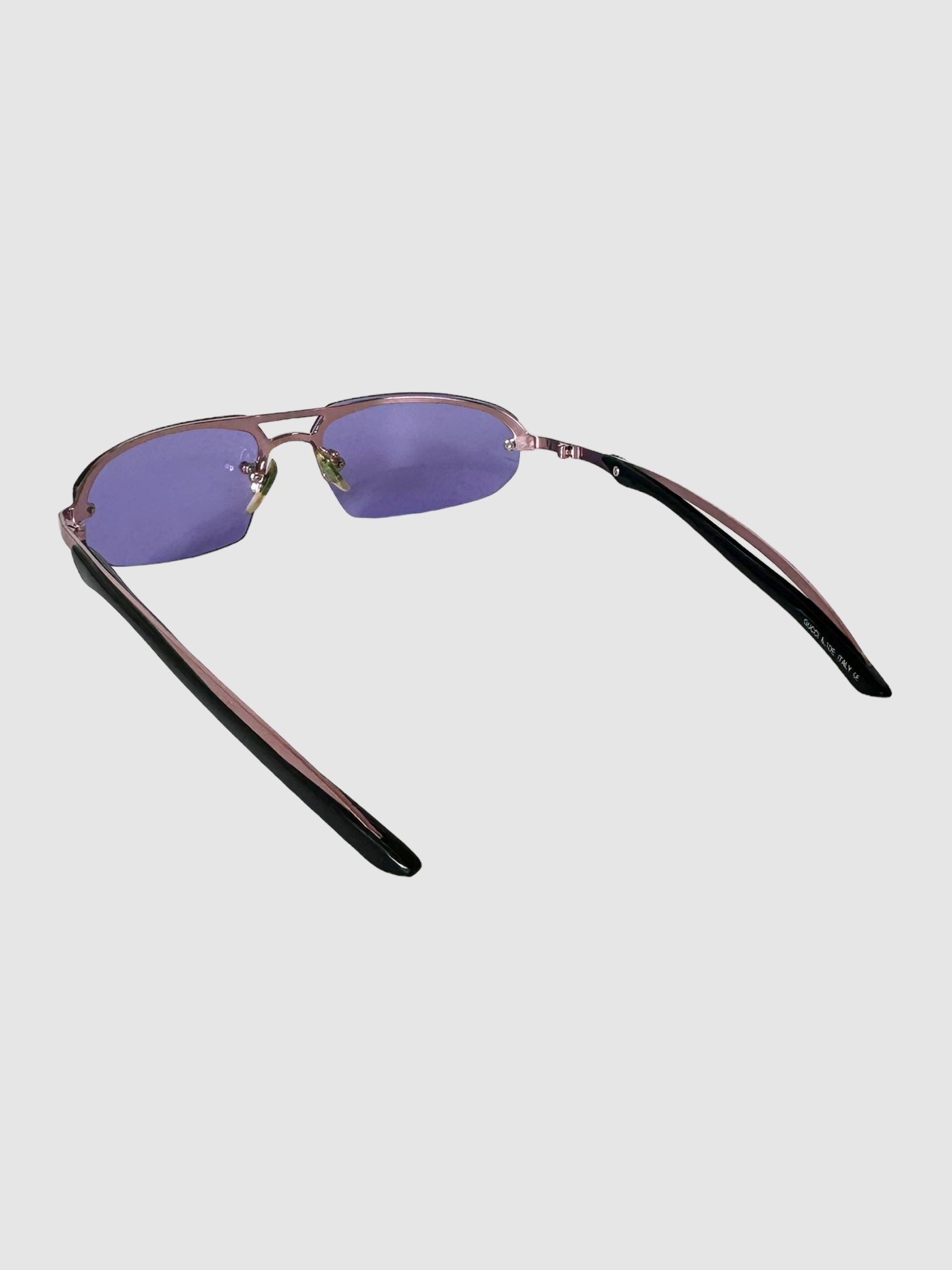 Metallic Frame Sunglasses