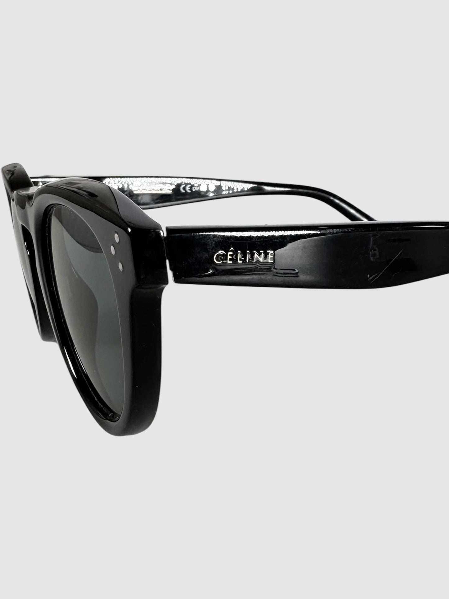 Tinted Round Frame Sunglasses