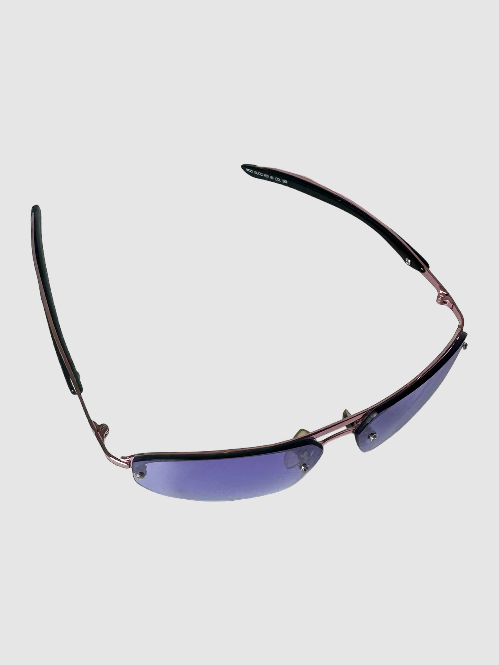 Metallic Frame Sunglasses