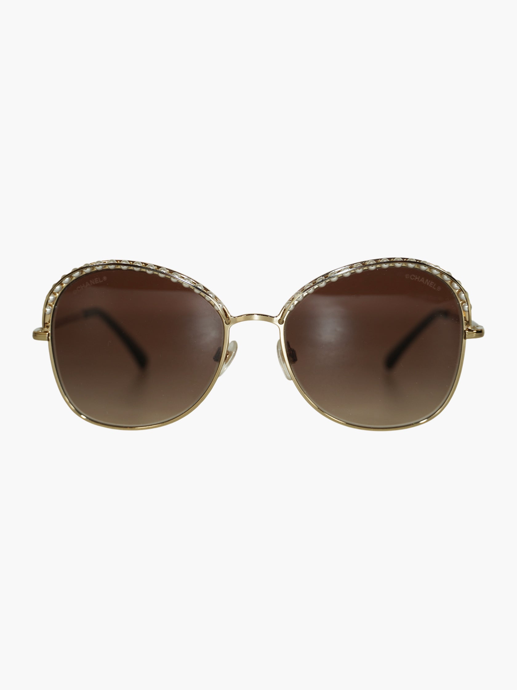 Metal Pearl Sunglasses