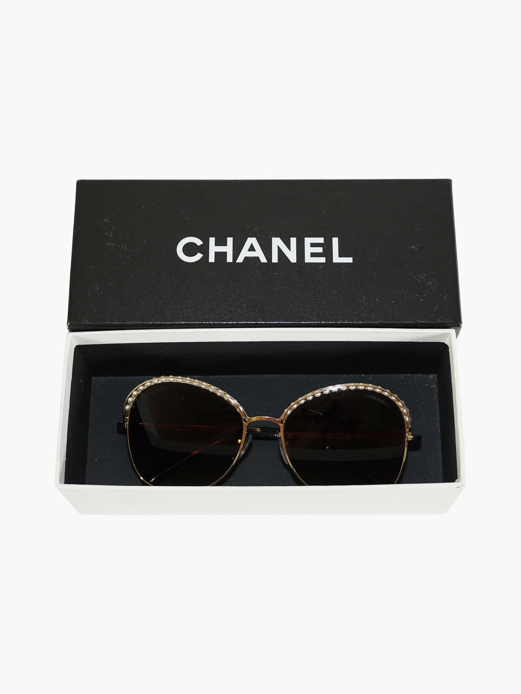 Metal Pearl Sunglasses