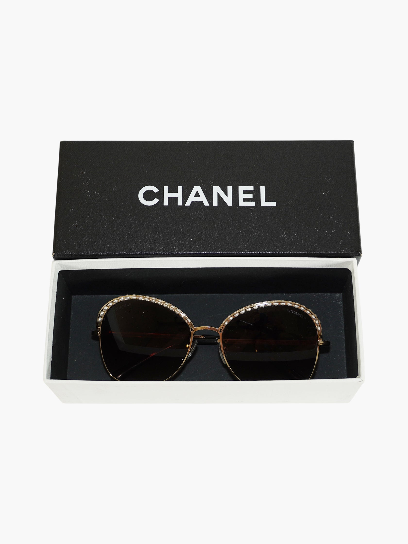 Metal Pearl Sunglasses