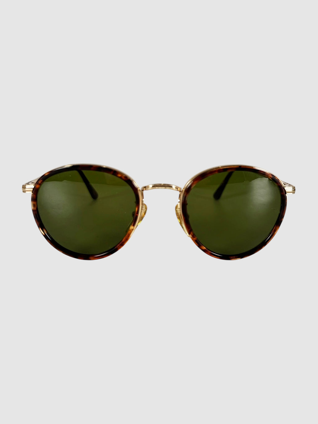 Tortoiseshell Round Sunglasses