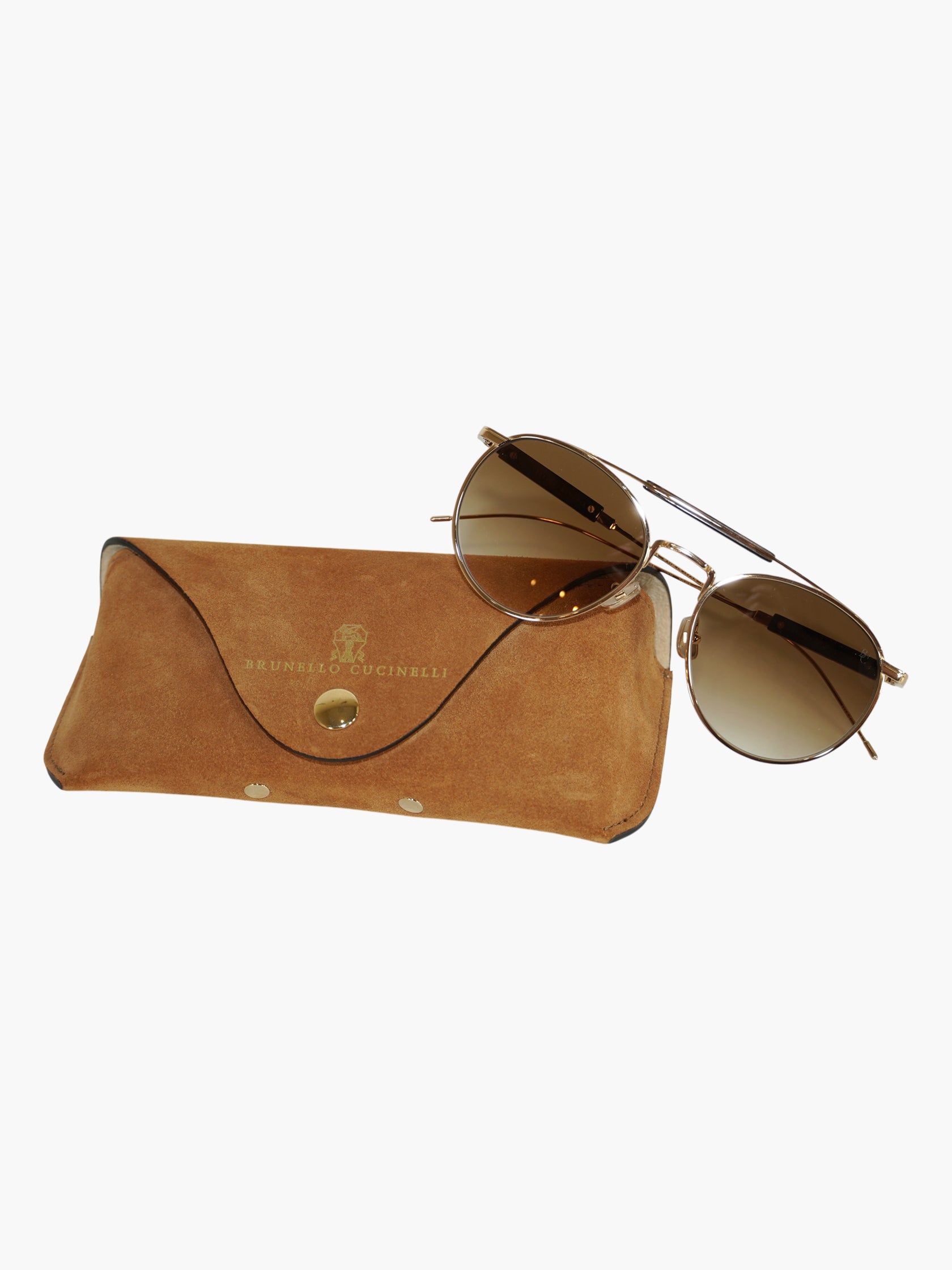 Round Aviator Sunglasses