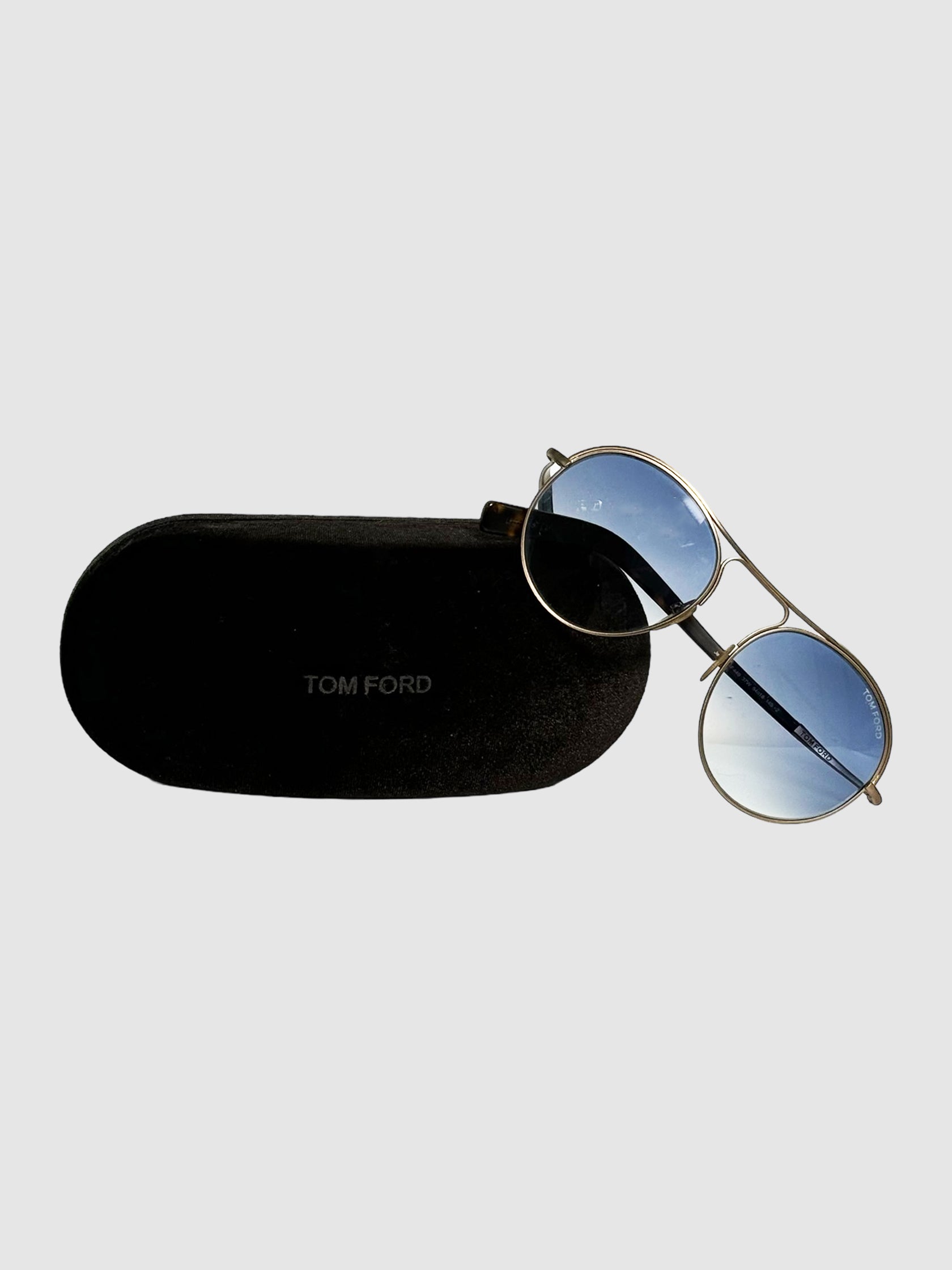 Tom Ford Jessie Bronze Havana Sunglasses Consignment Secondhand Designer Luxury Resale Toronto Trendy