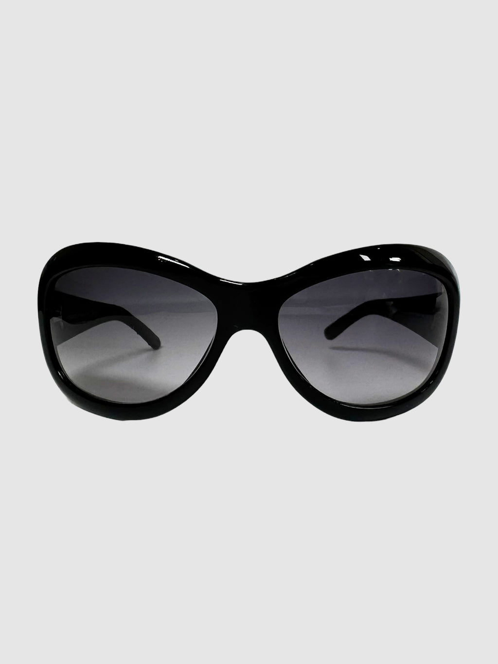 Chanel Black Quilted Leather CC Sunglasses luxury designer resale consignment toronto canada secondhand