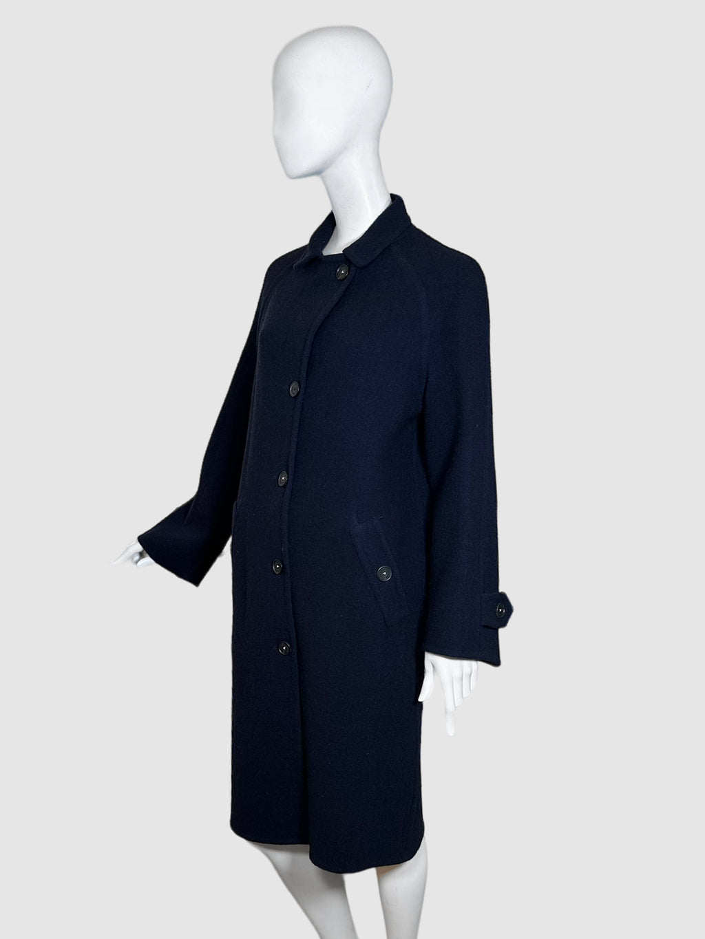 Massimo Alba Single-Breasted Wool Coat - Size XS
