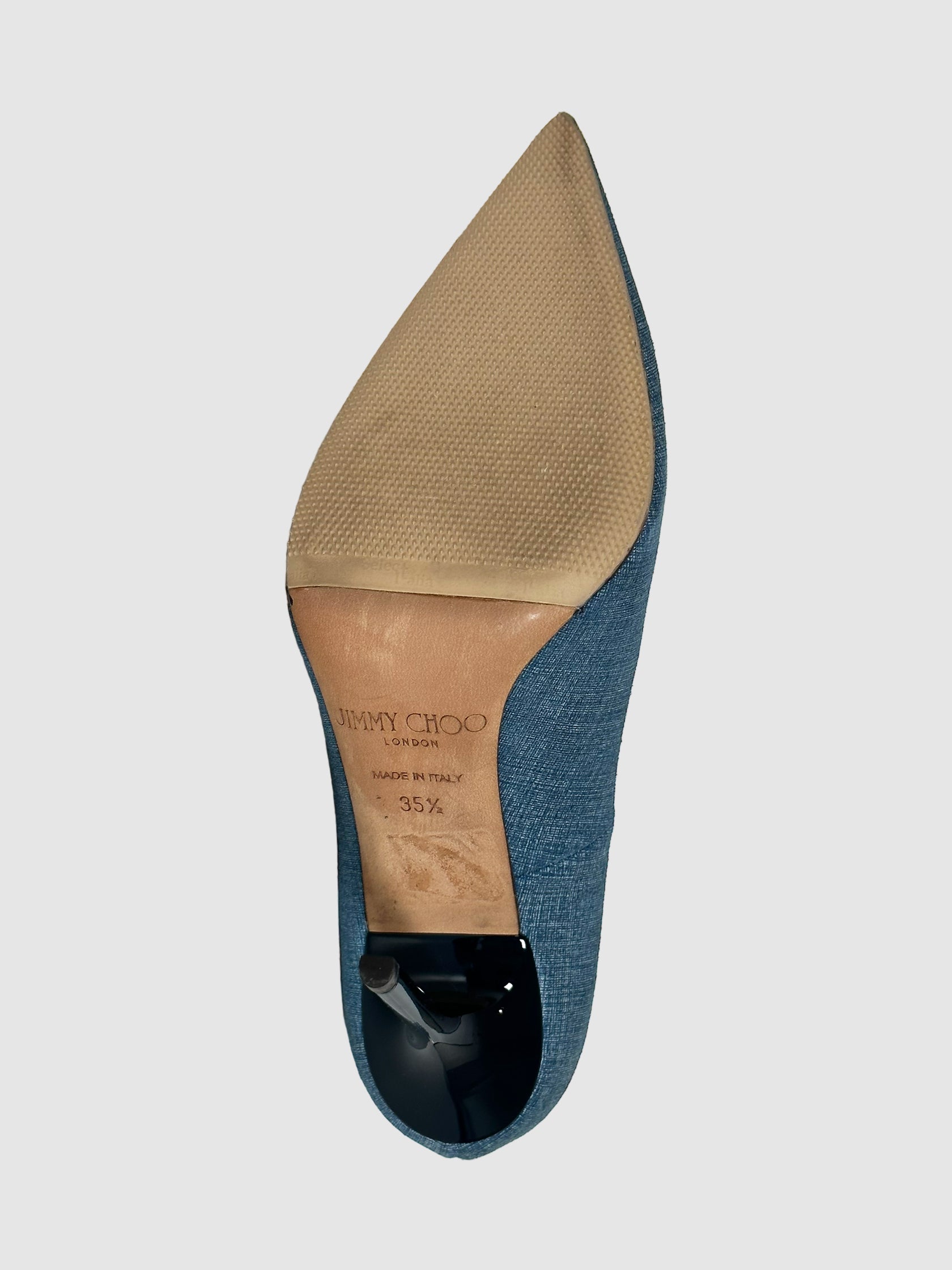 Jimmy Choo Abel Denim Pump - Size 35.5