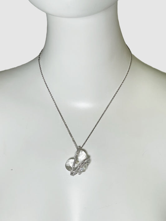 Swarovski Crystal Heart Pendant and Drop Earrings Set