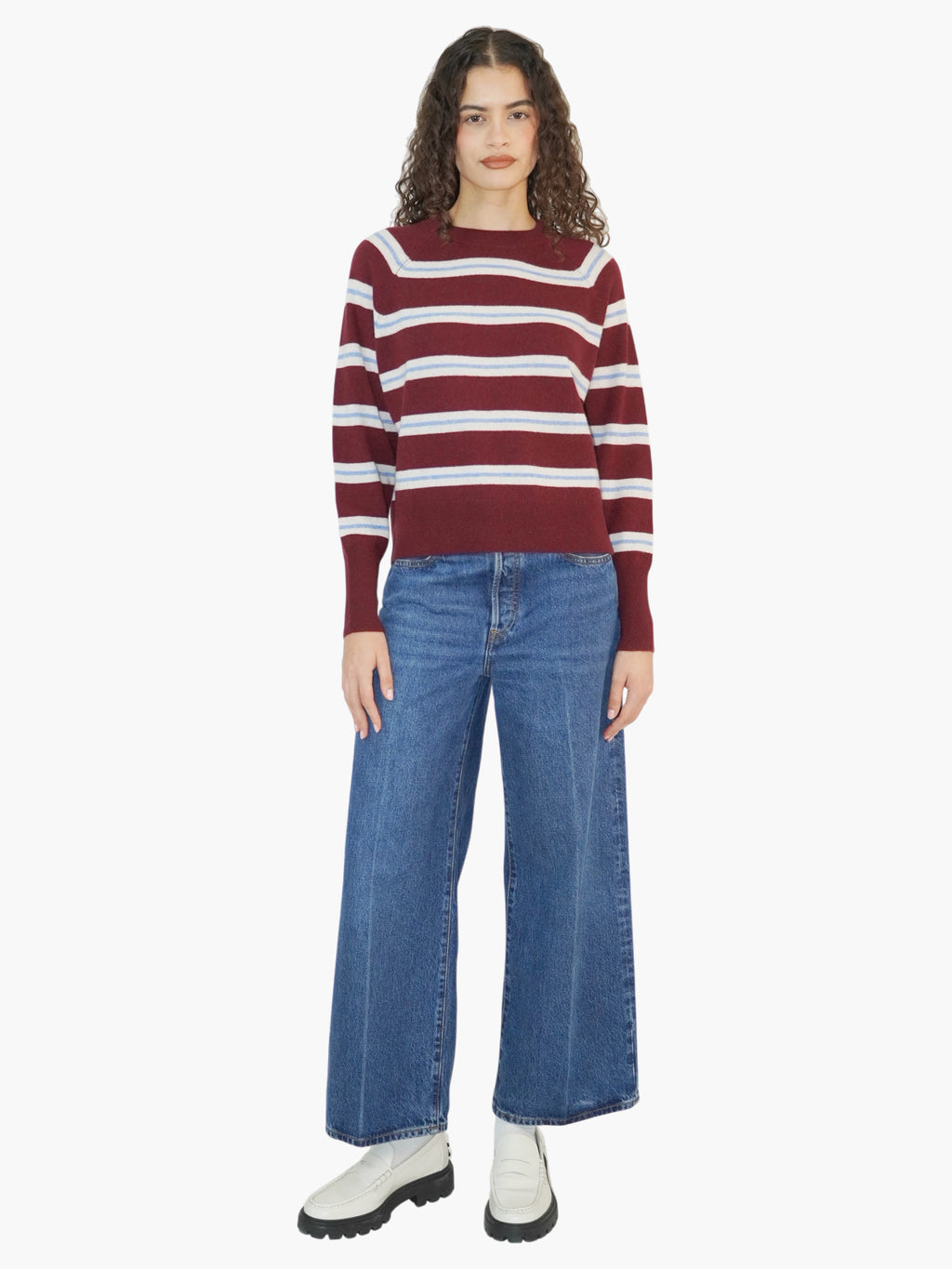 Cashmere Stripe Sweater