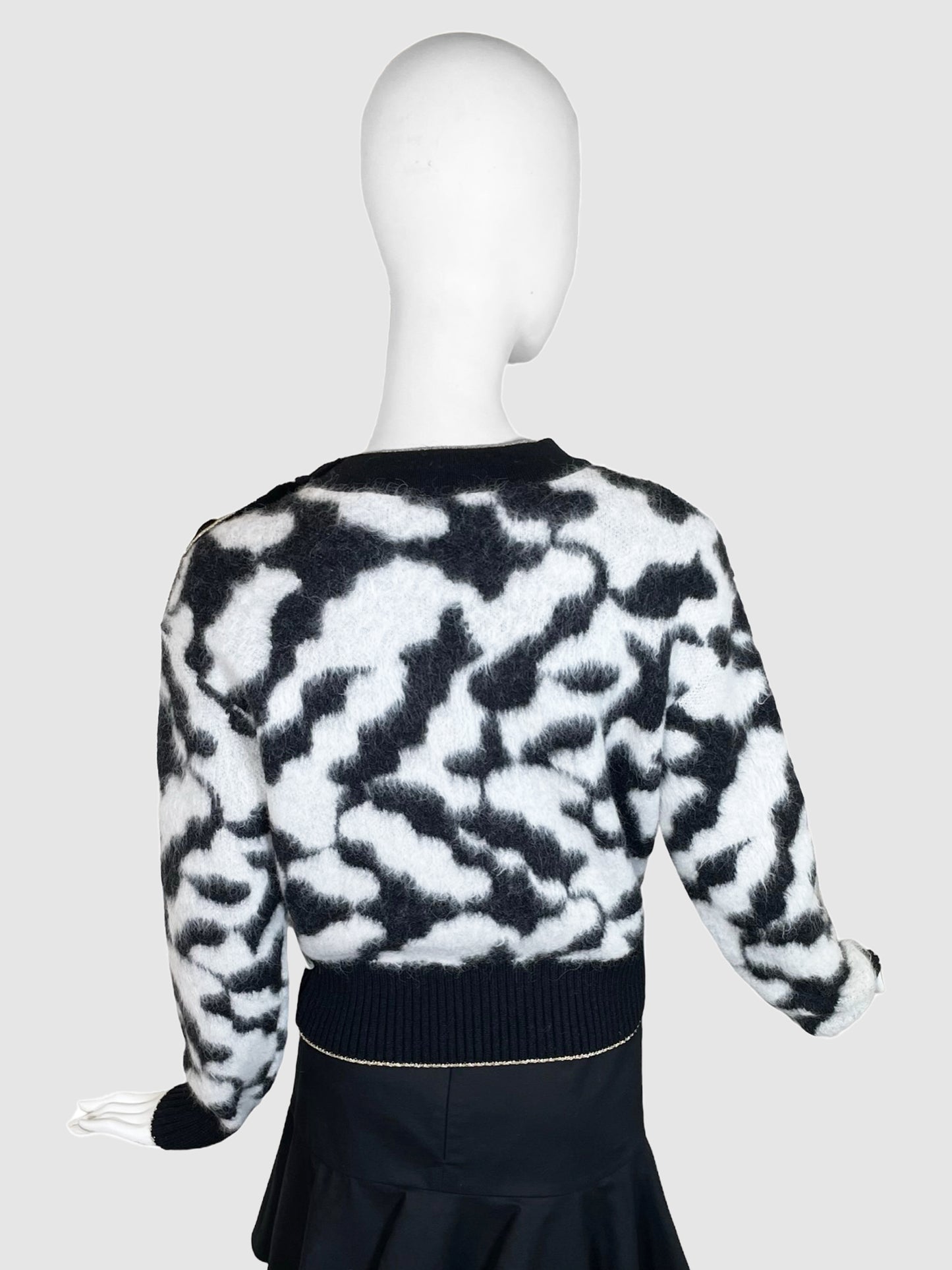 Chanel Abstract Print Sweater - Size 38