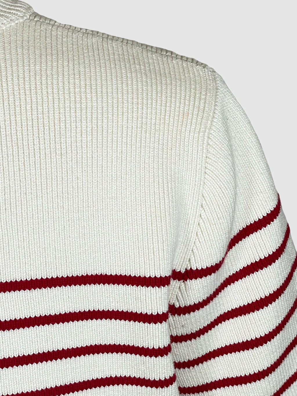 Stripe Sweater with Buttons - Size L