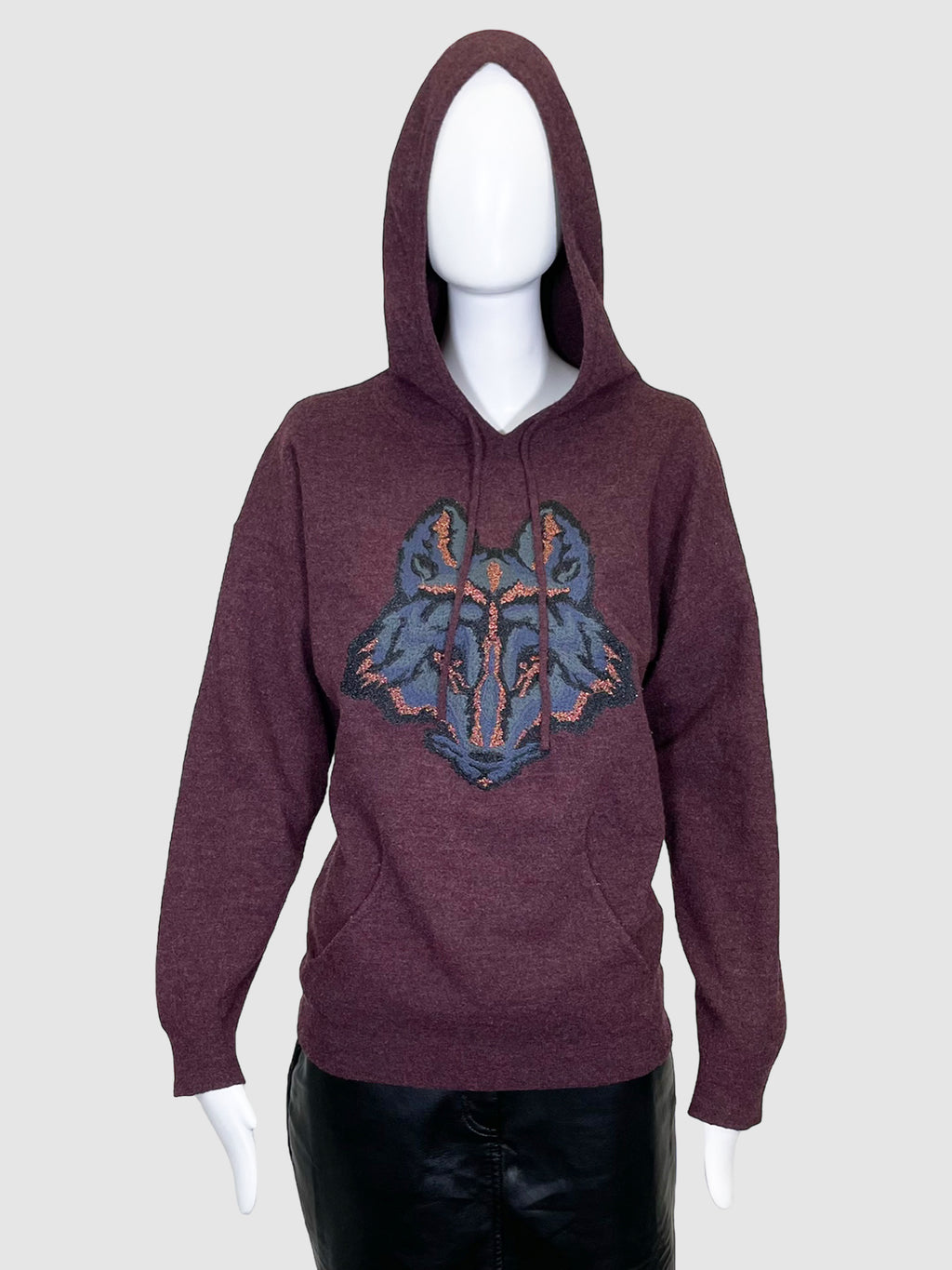 Zadig & Voltaire Wool Wolf Hoodie - Size S