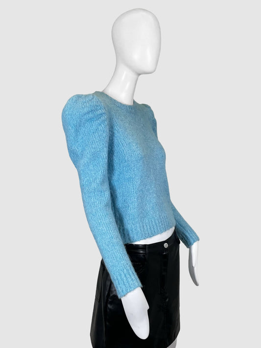 Derek Lam Knit Sweater with Puff Sleeves - Size S