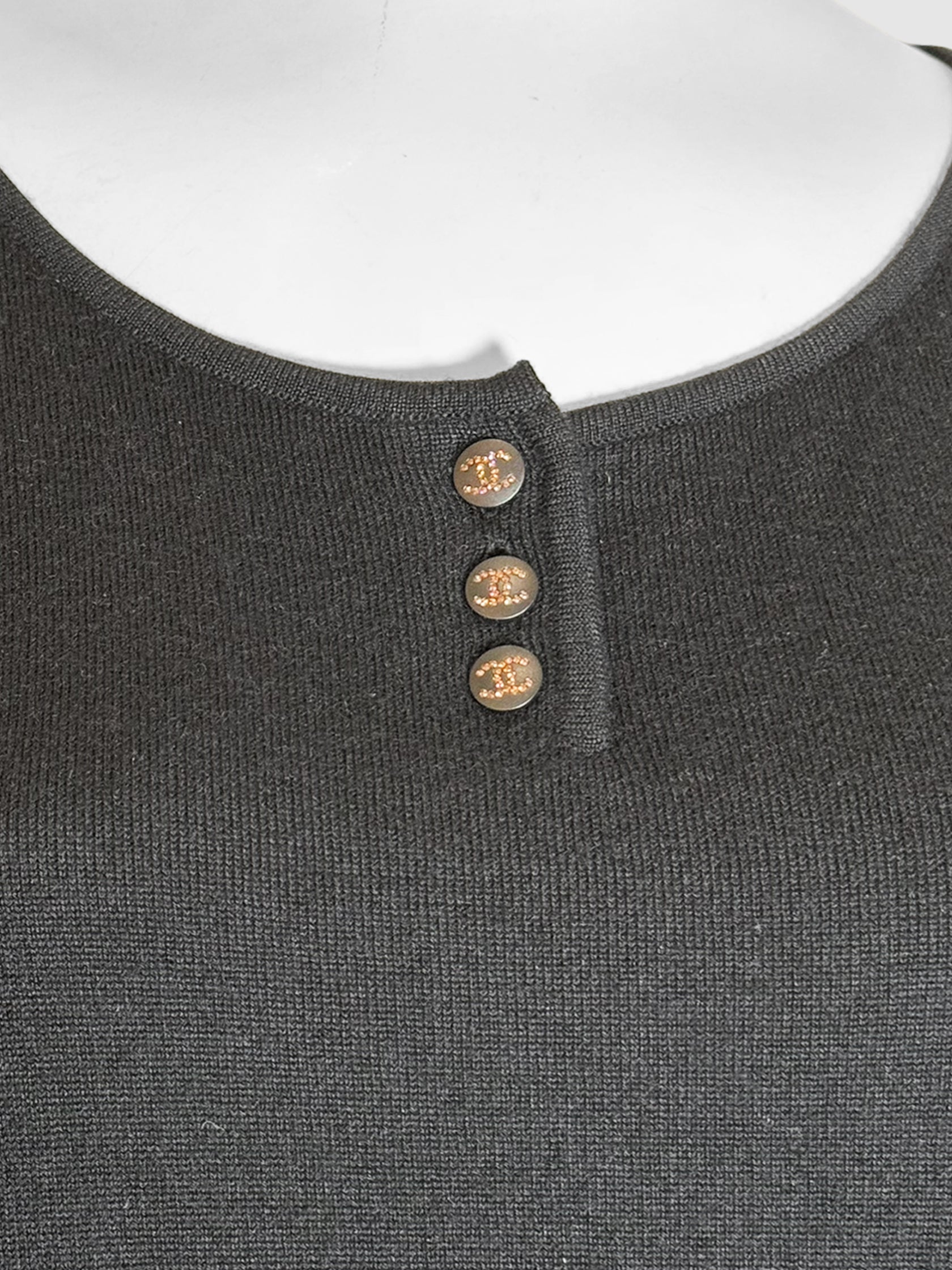 Cashmere Button-Up Sweater - Size 42