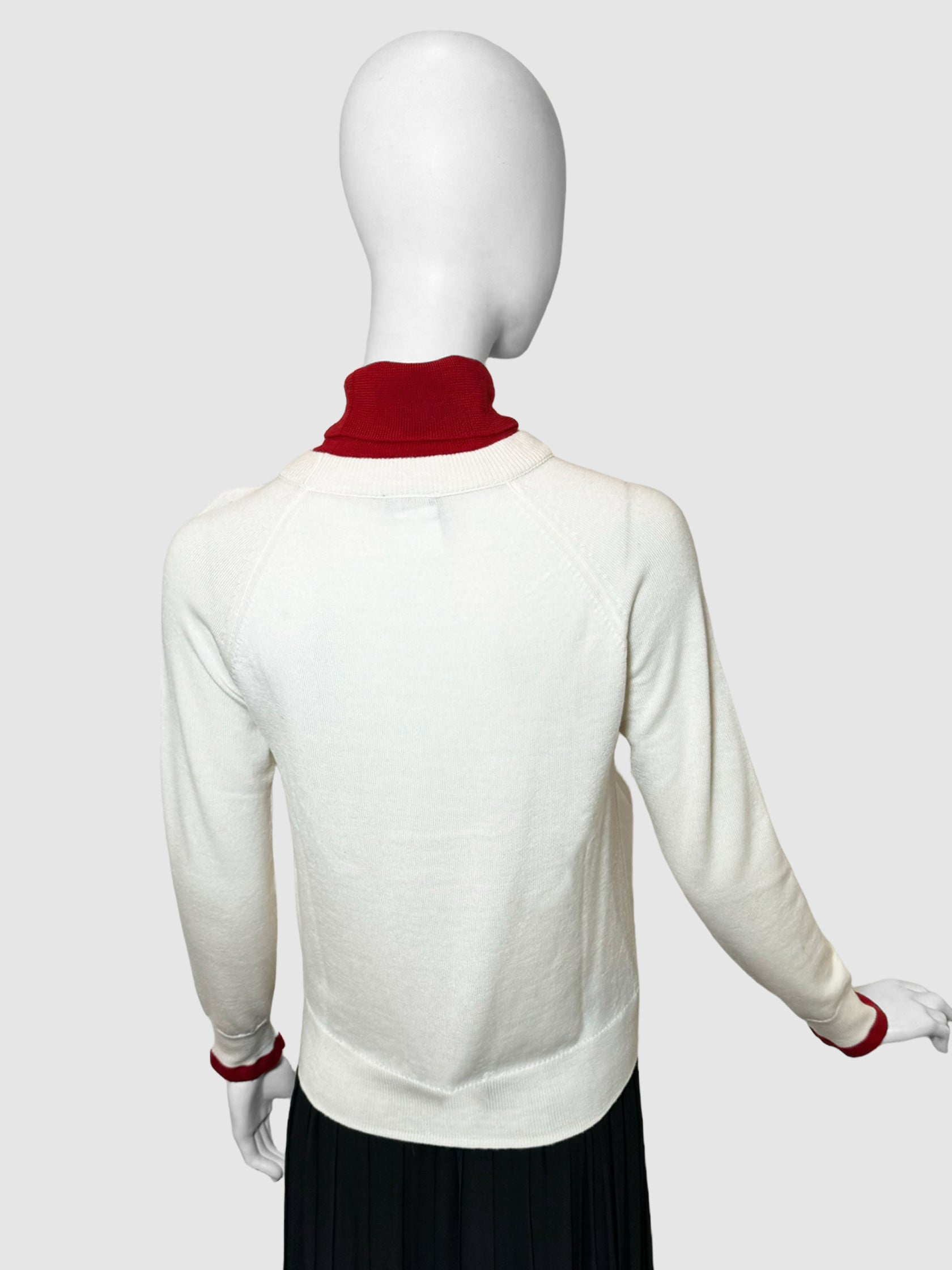 Wool Turtleneck Sweater - Size M