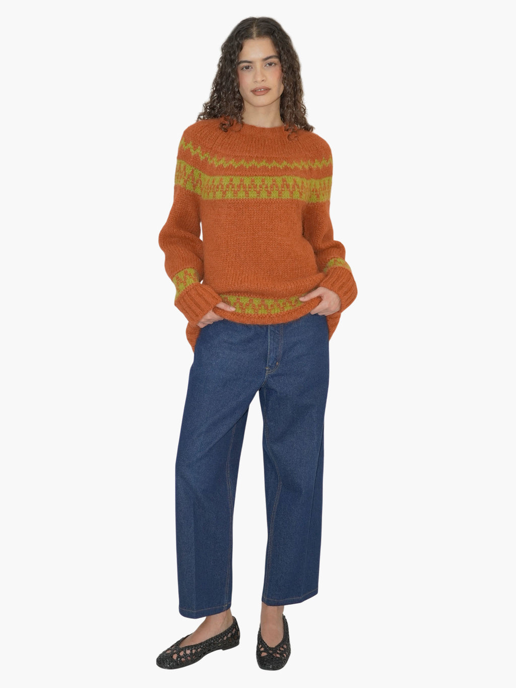 Geometric Knit Sweater