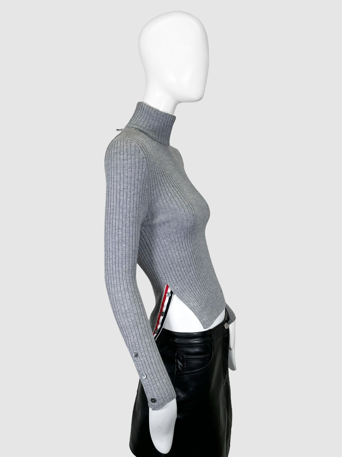 Thom Browne Wool Turtleneck Sweater - Size 1