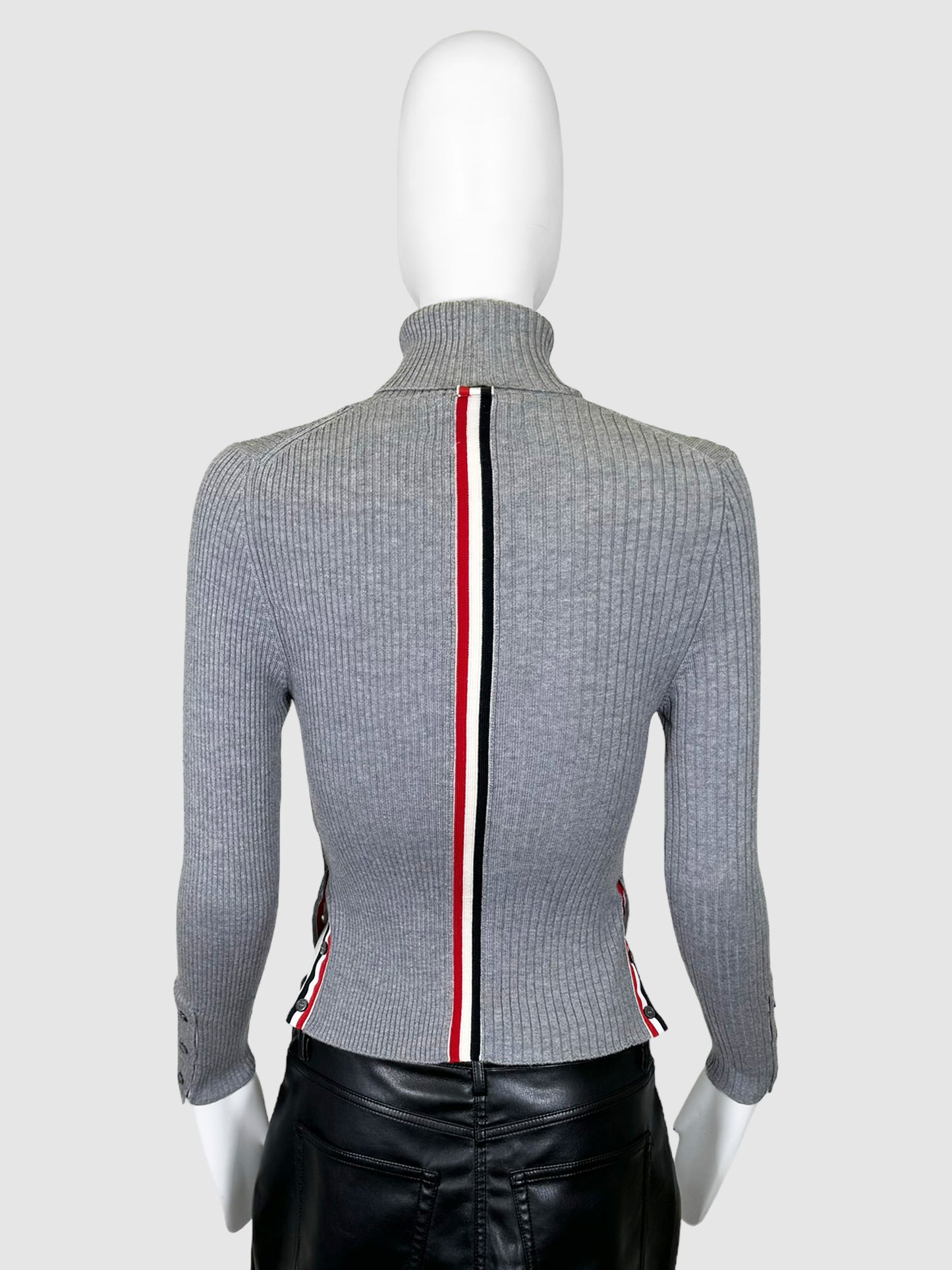 Thom Browne Wool Turtleneck Sweater - Size 1