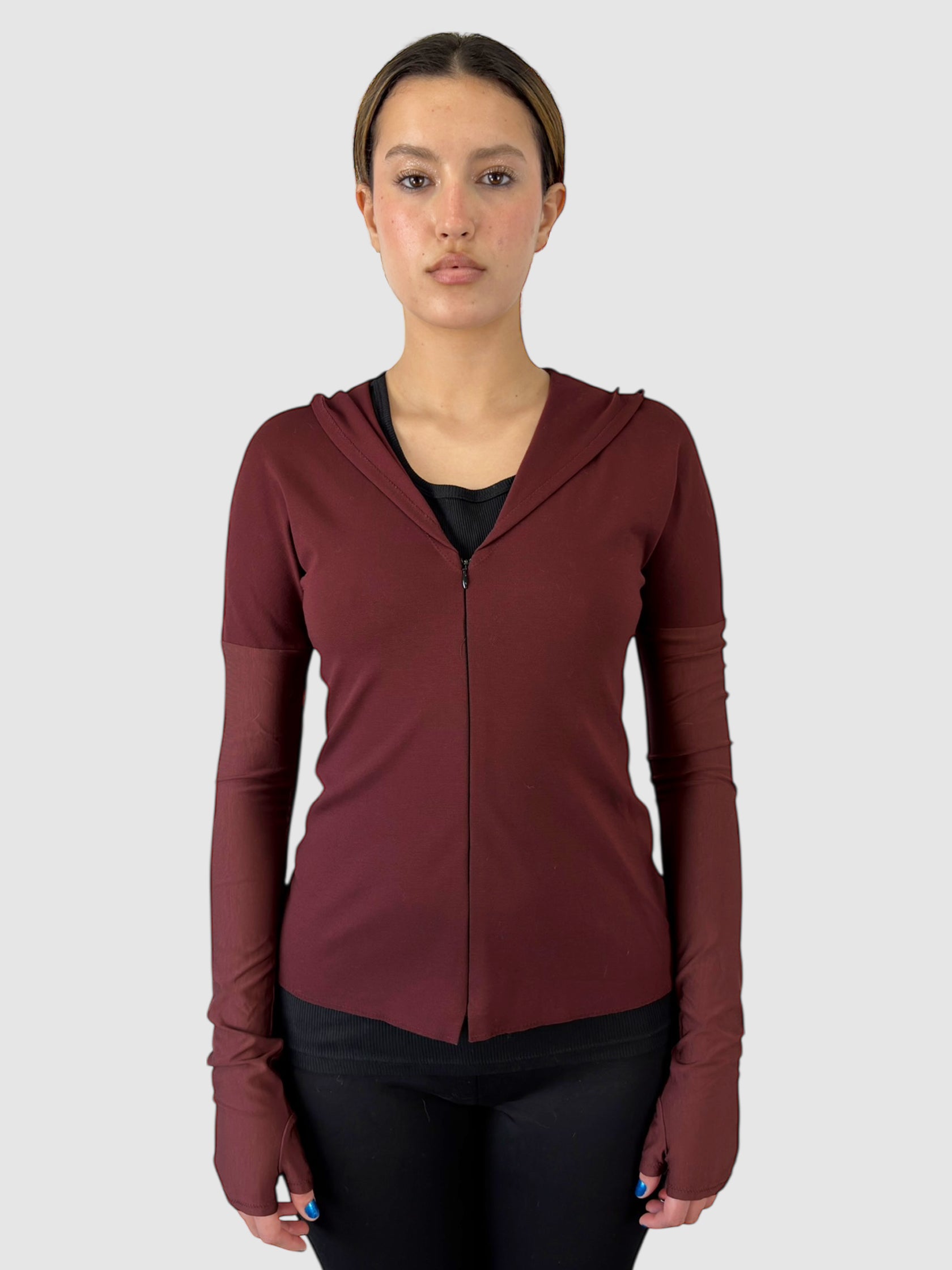 Zip-Up Hooded Sweater