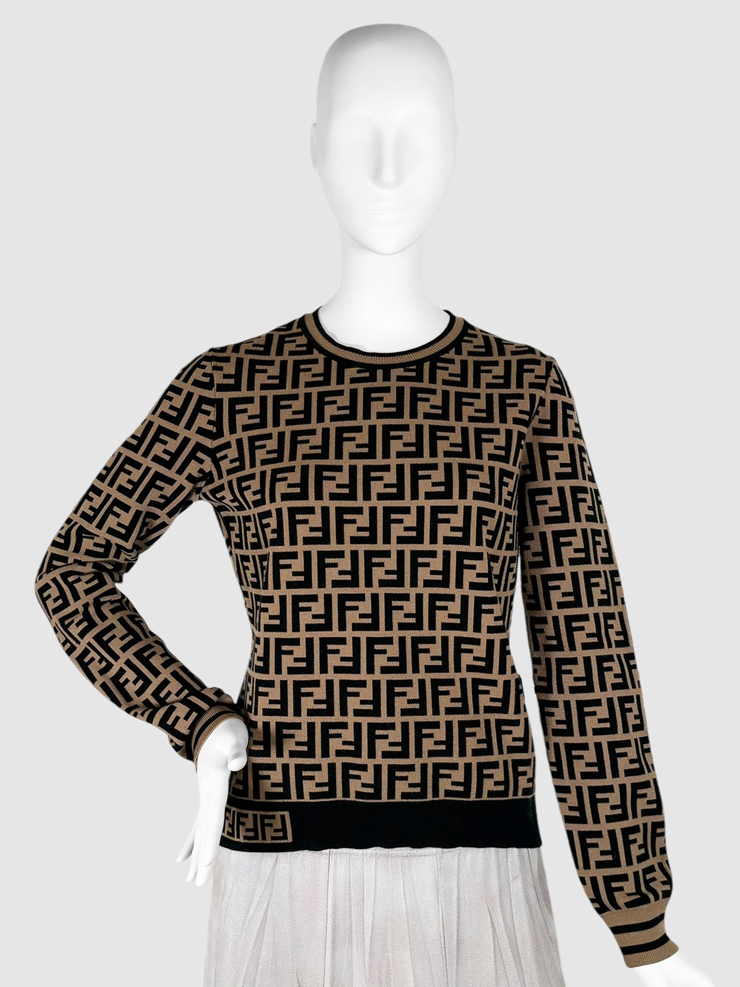 Zucca Monogram Sweater - Size 42