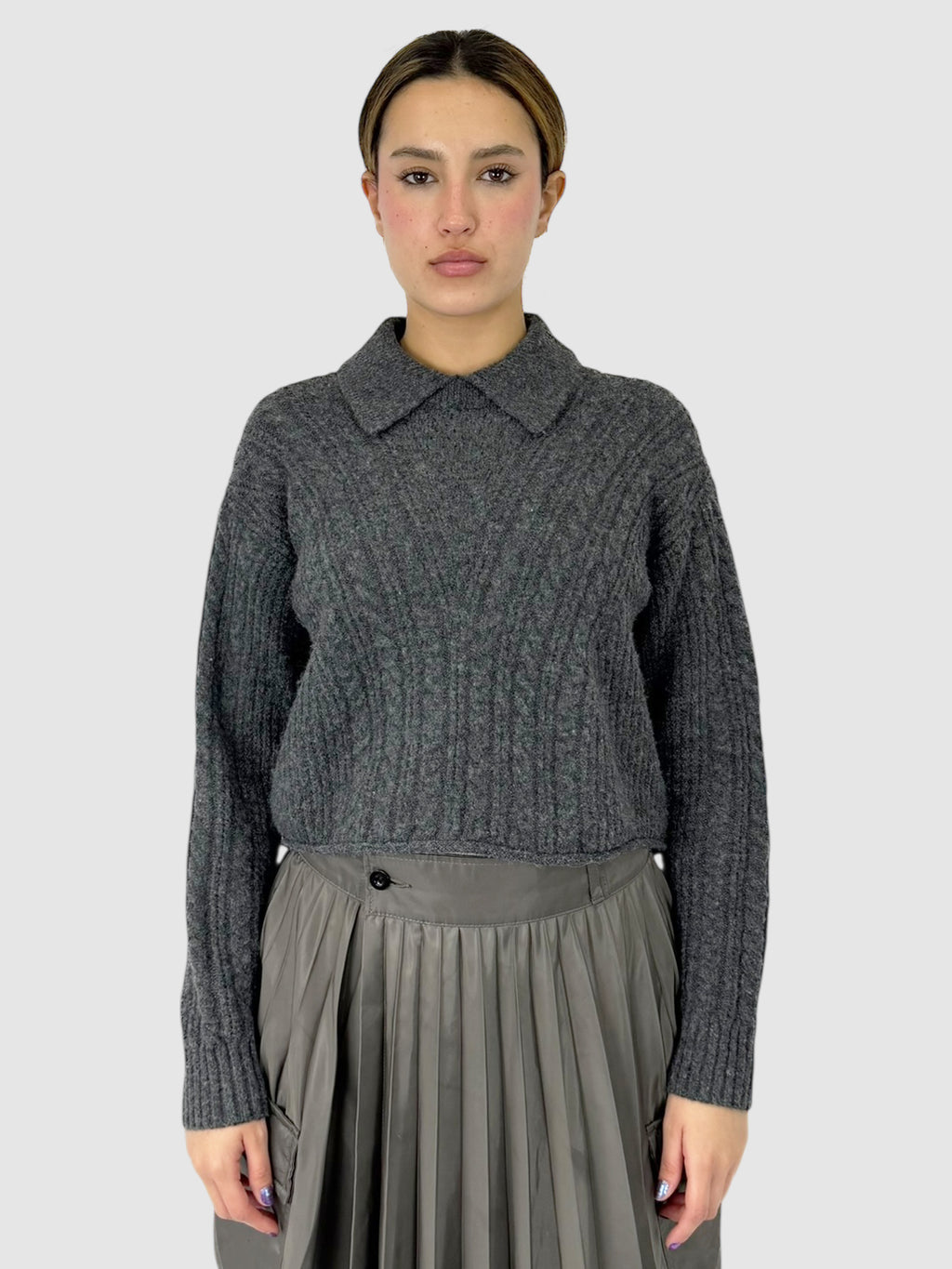 Knit Cropped Sweater