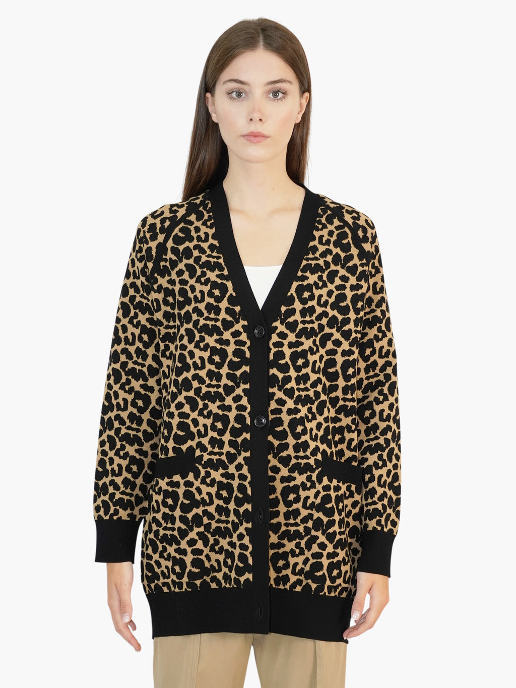 Leopard Print Cardigan