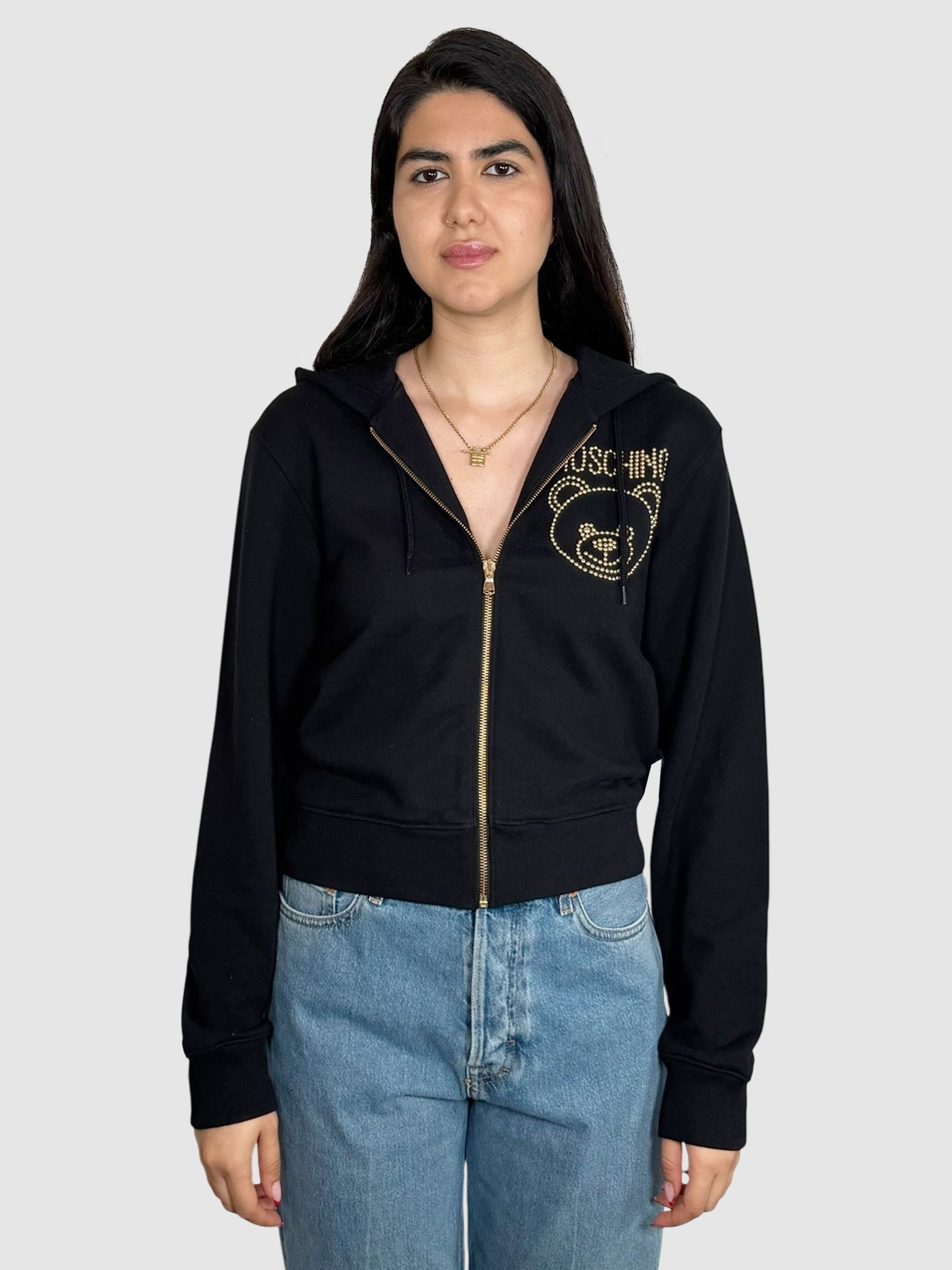 Studded Teddy Hoodie