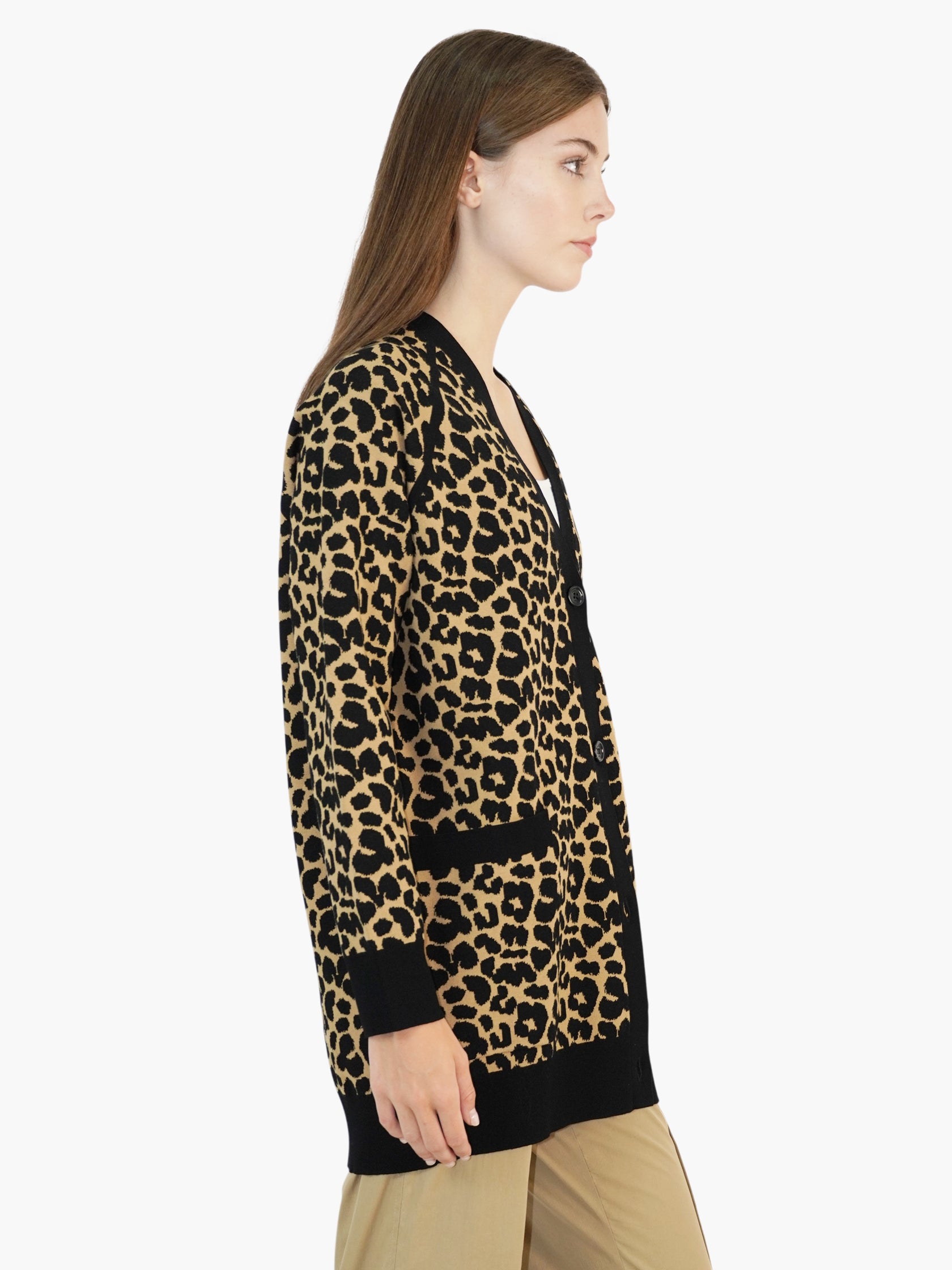Leopard Print Cardigan