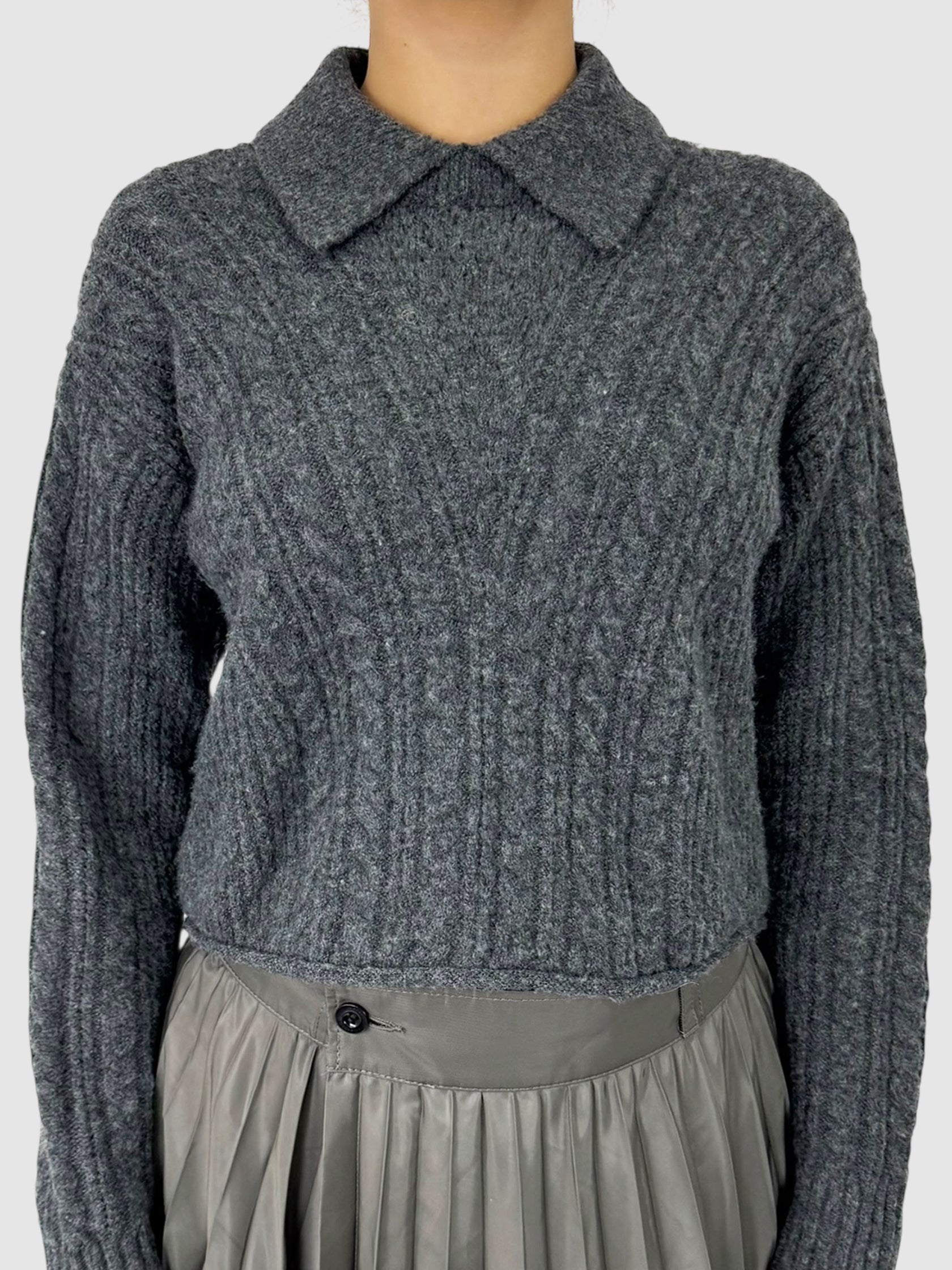 Knit Cropped Sweater