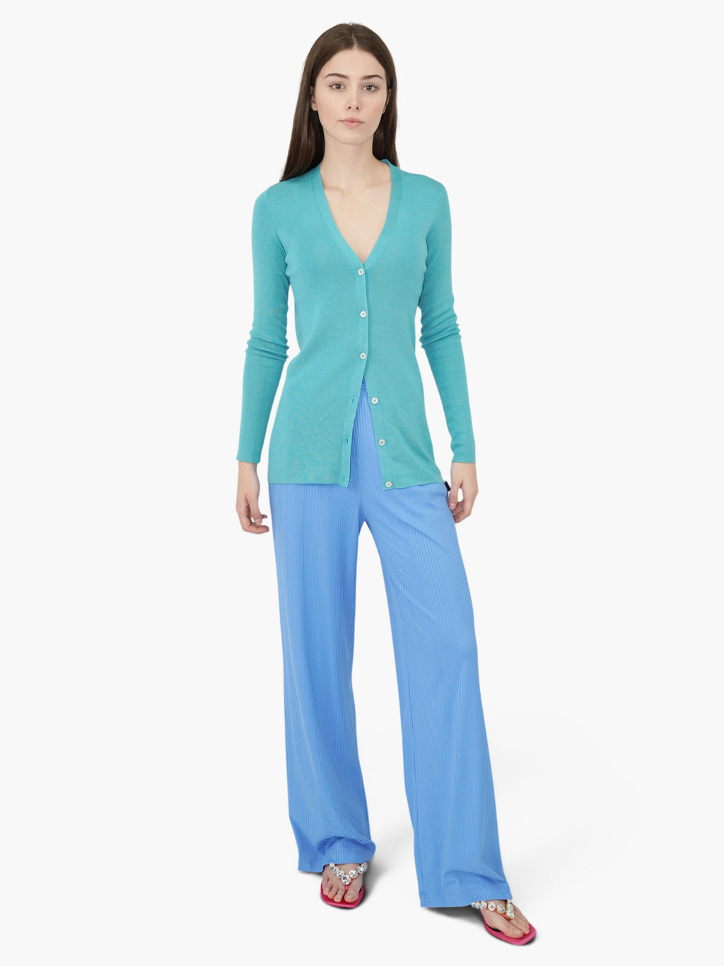 Ribbed Jersey Pants
