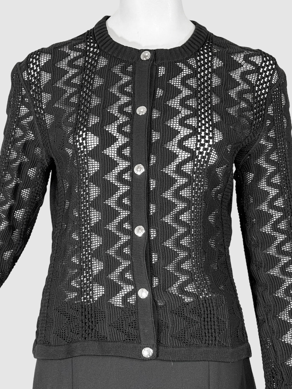 Louis Vuitton Lace Button-Up Cardigan - Size XL