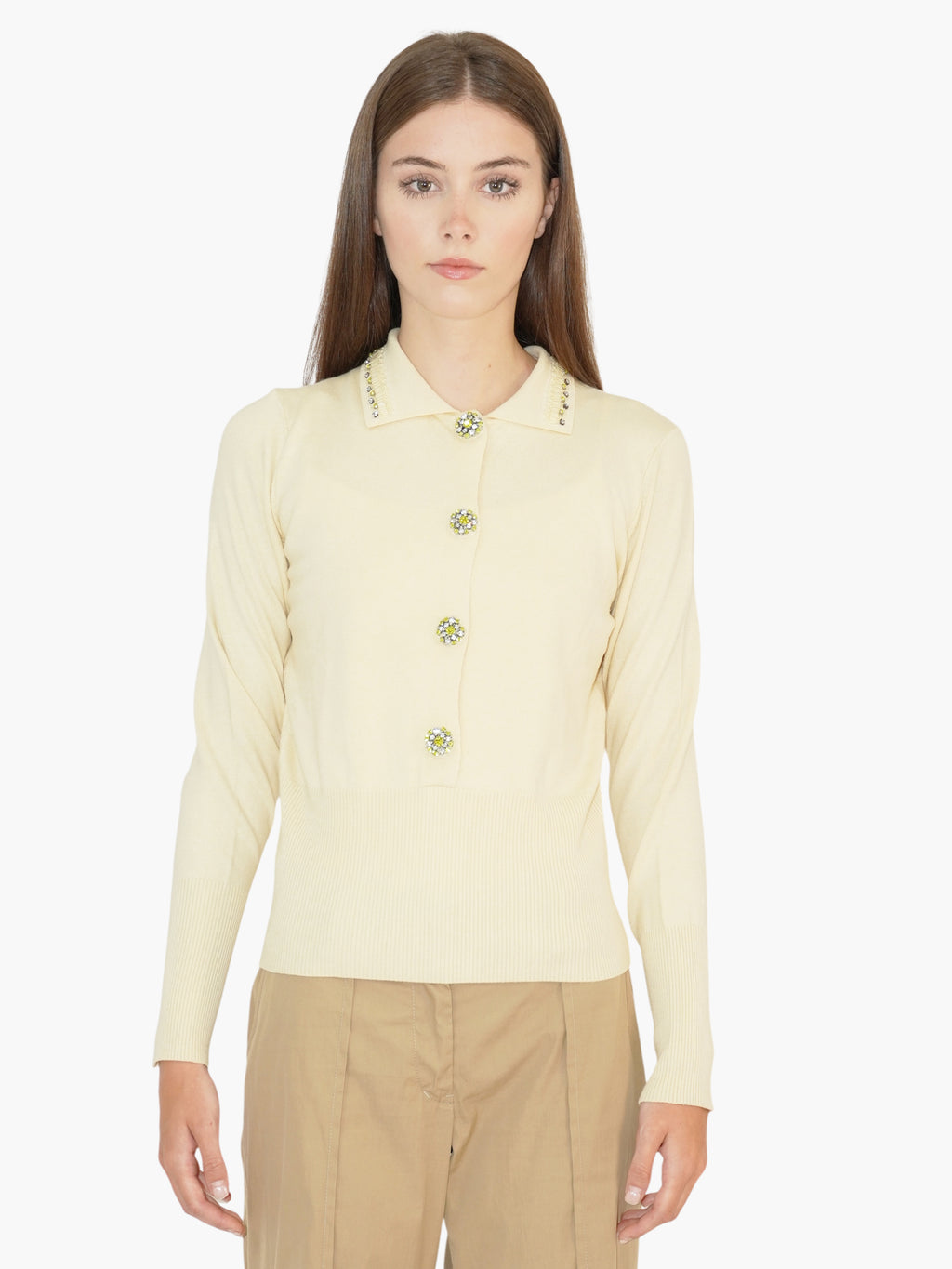 Crystal Embellished Cardigan