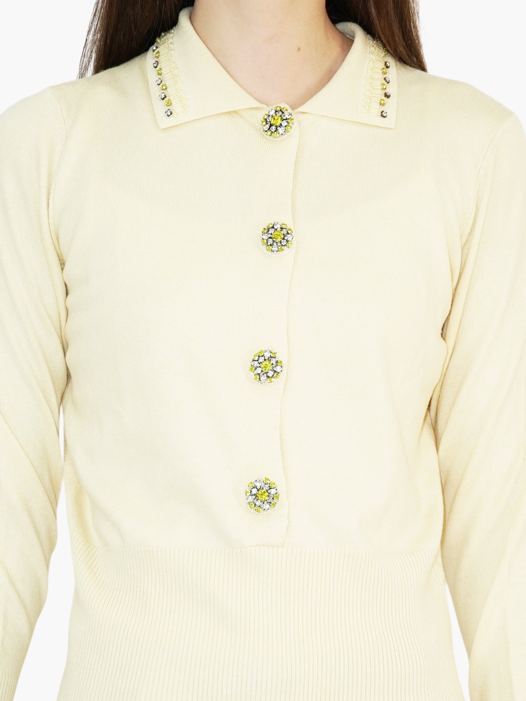 Crystal Embellished Cardigan