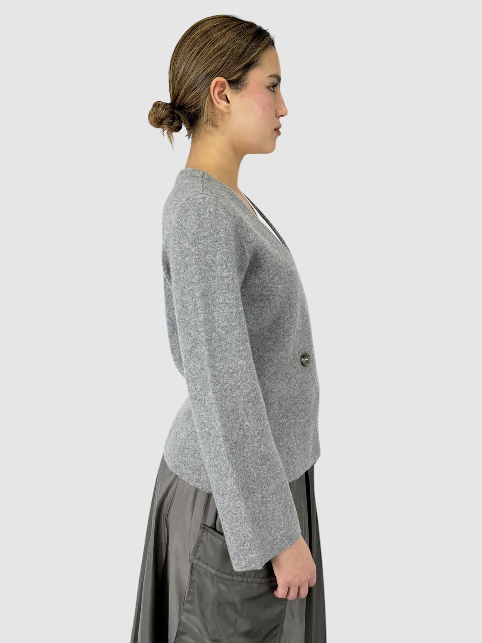 Cashmere Double-Breasted Cardigan