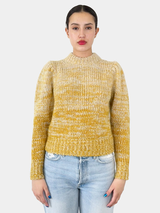 Gradient Ribbed Mohair Sweater - Size 34