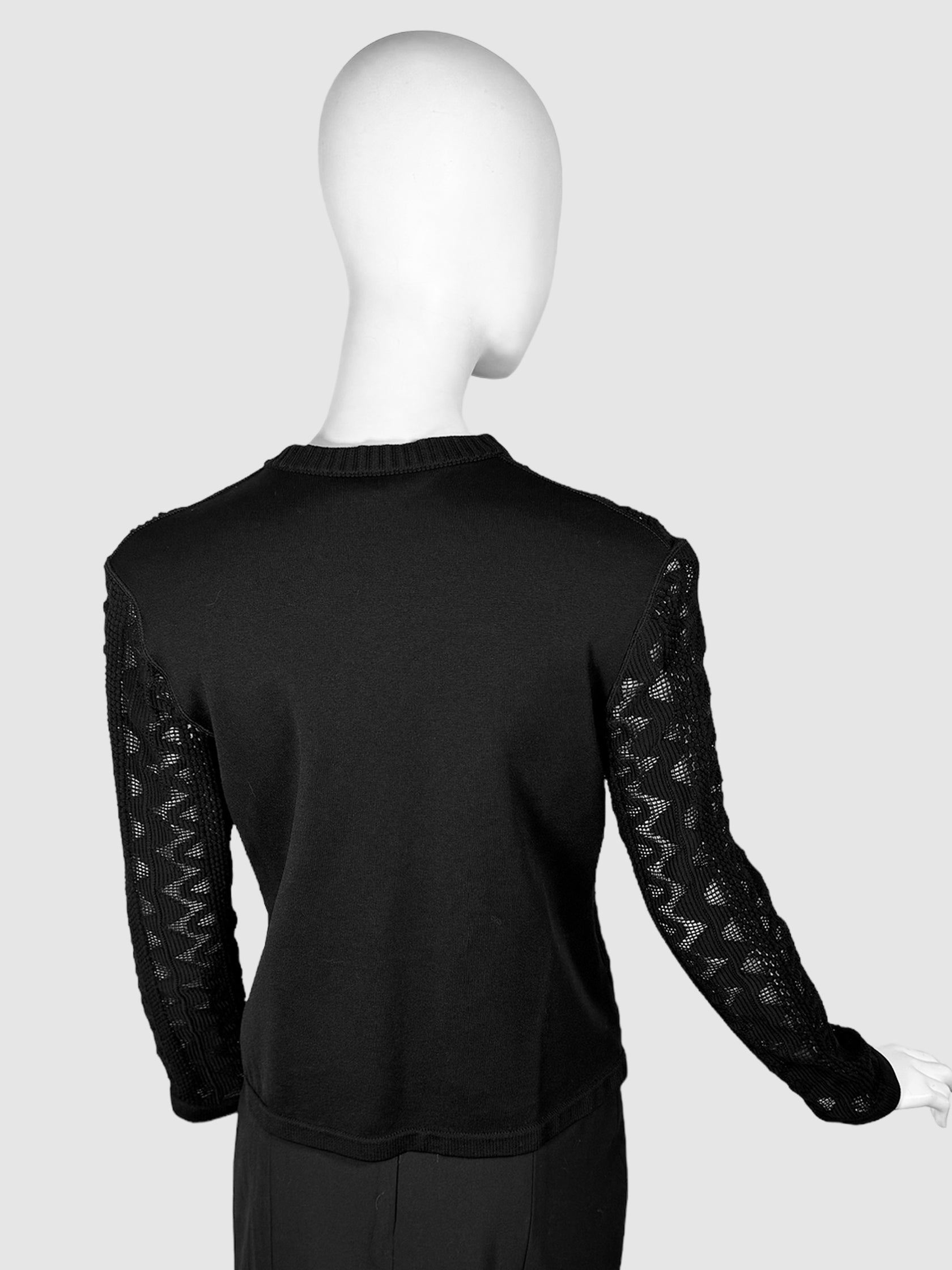 Louis Vuitton Lace Button-Up Cardigan - Size XL