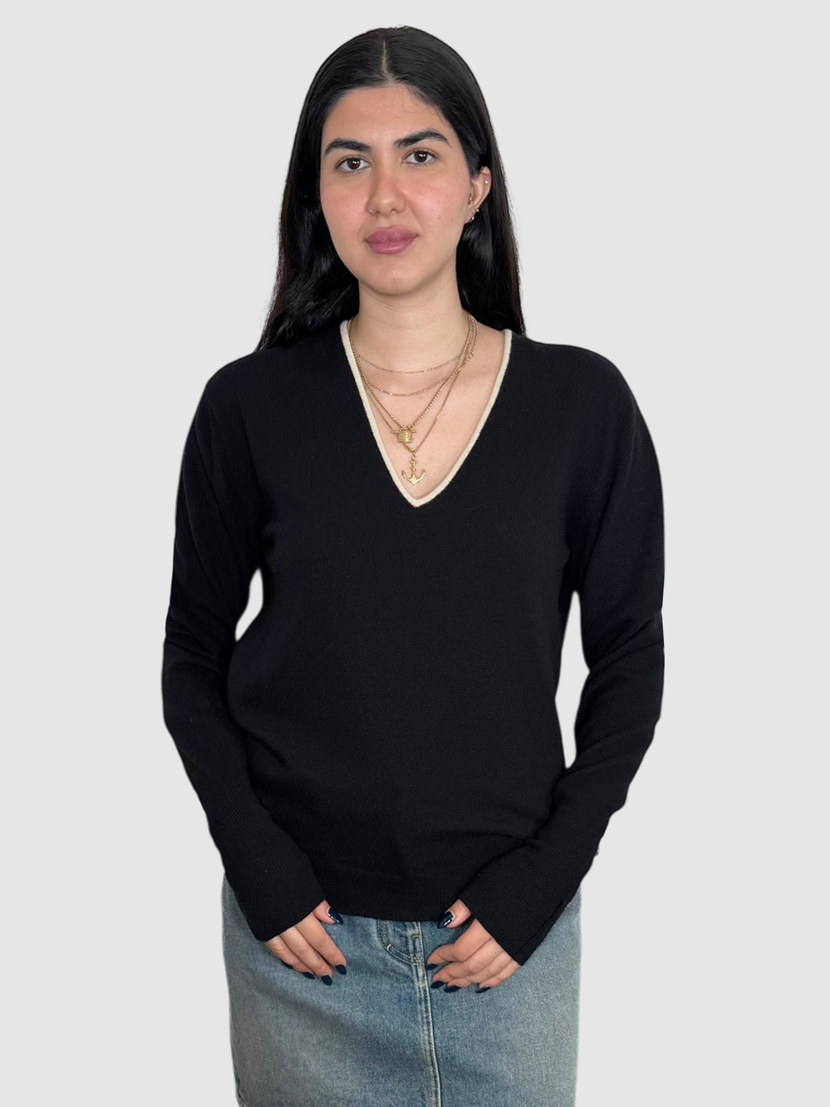 V-Neck Cashmere Sweater