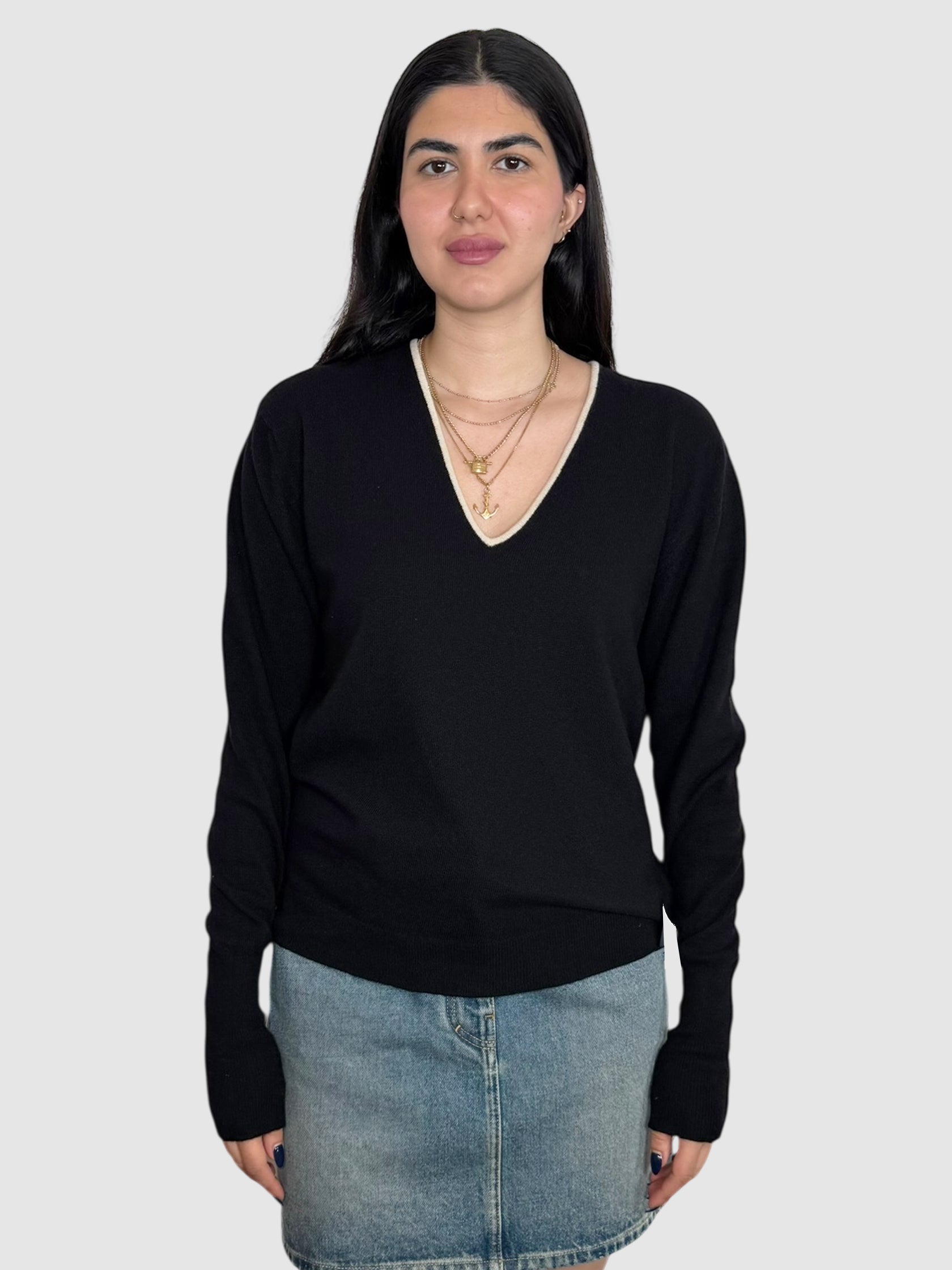V-Neck Cashmere Sweater