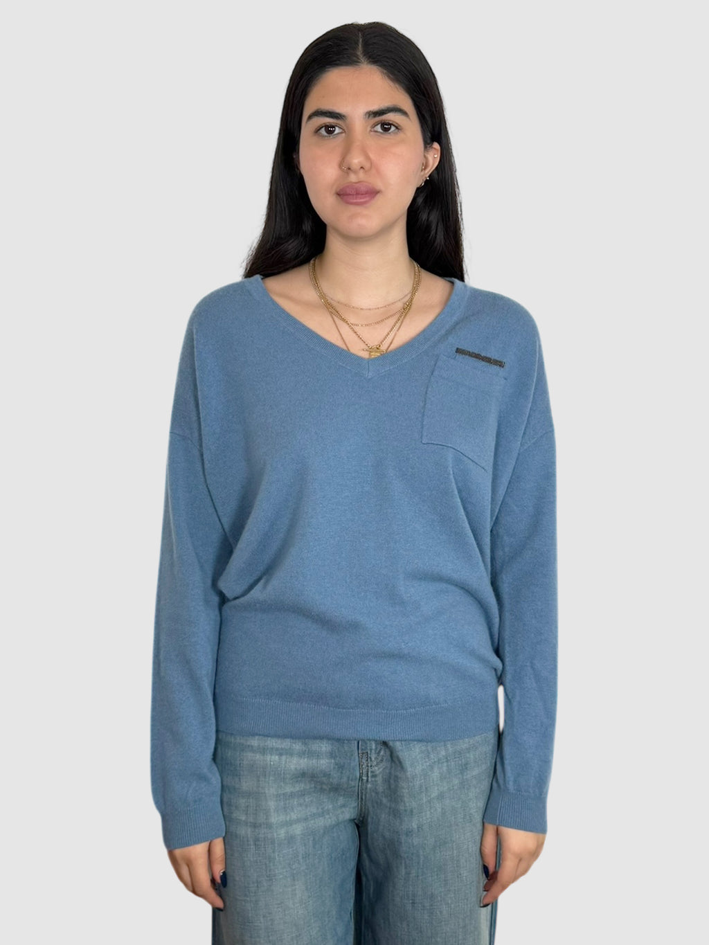 Cashmere V-Neck Sweater