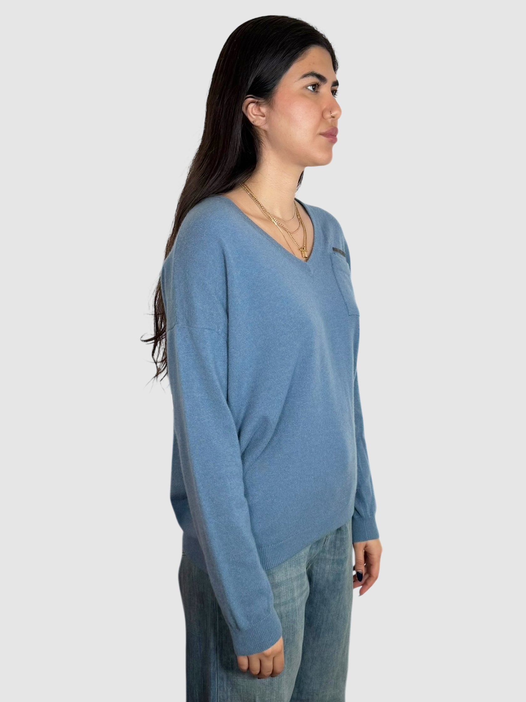 Cashmere V-Neck Sweater