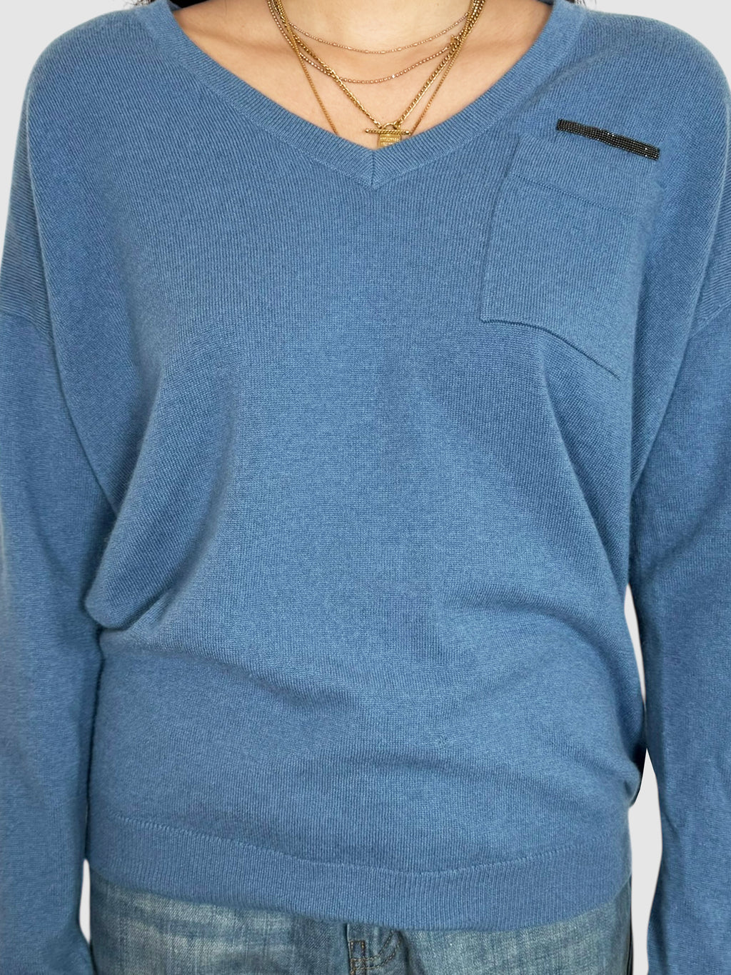 Cashmere V-Neck Sweater