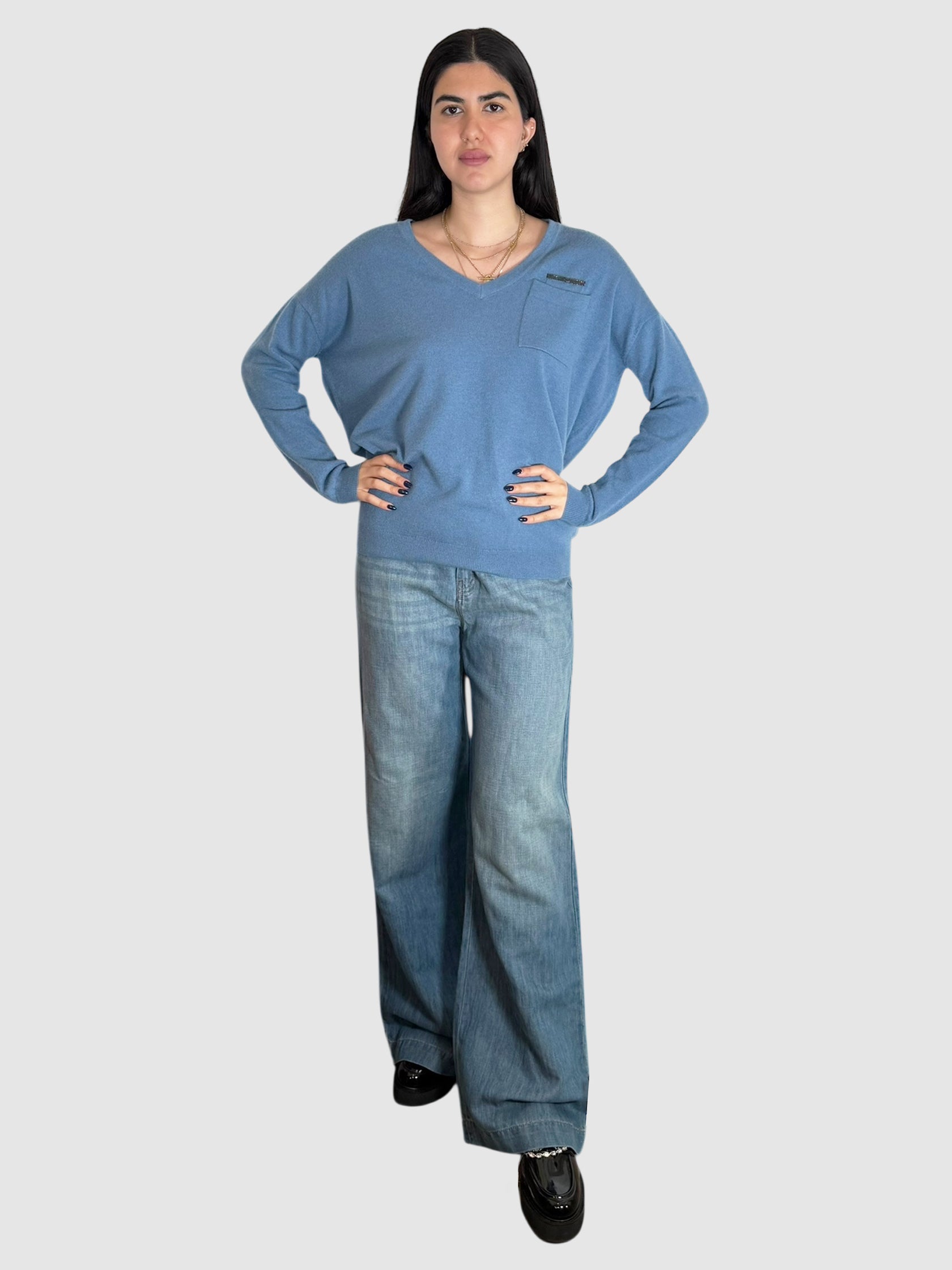 Cashmere V-Neck Sweater