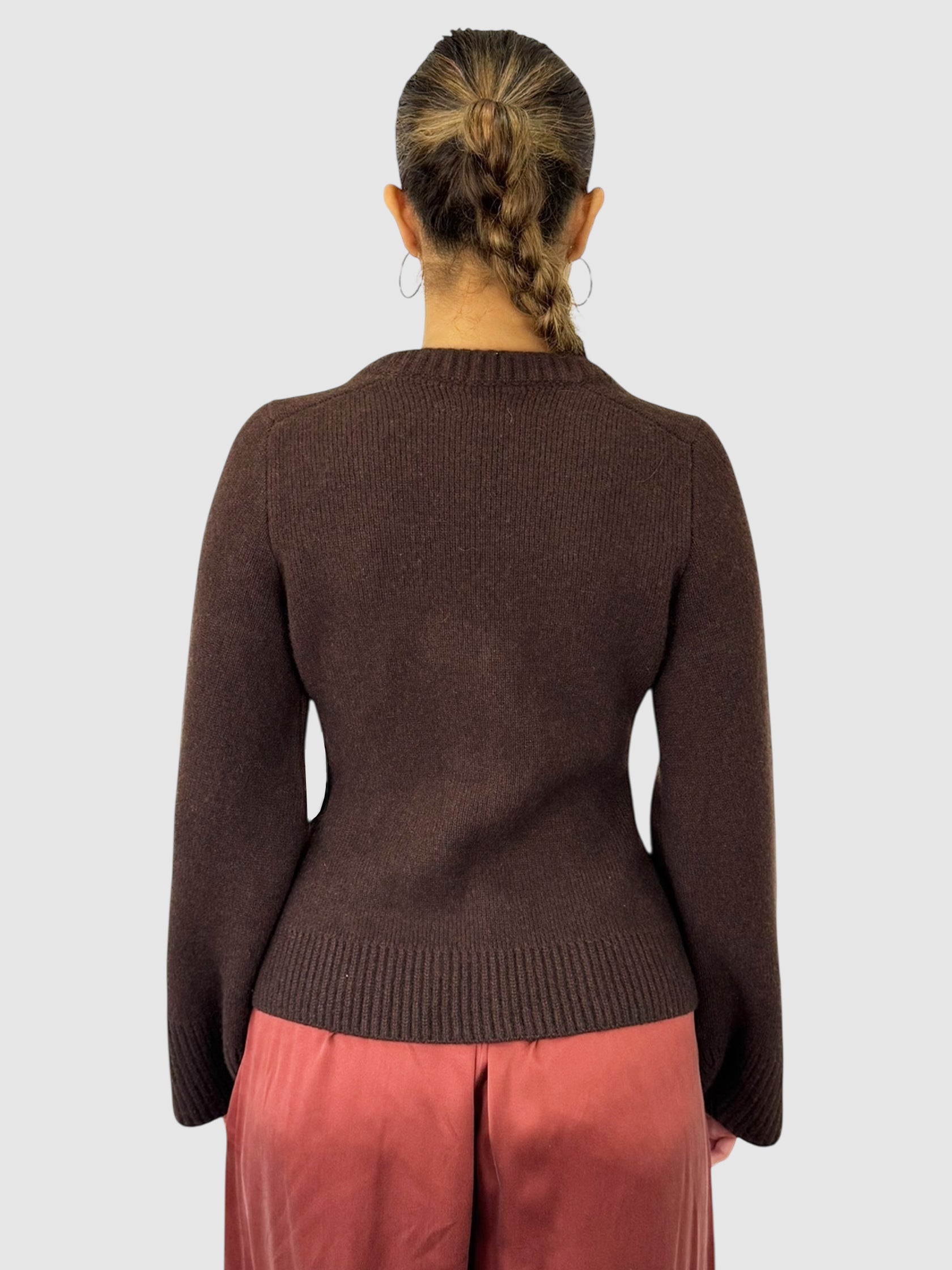 Cashmere Button-Up Cardigan