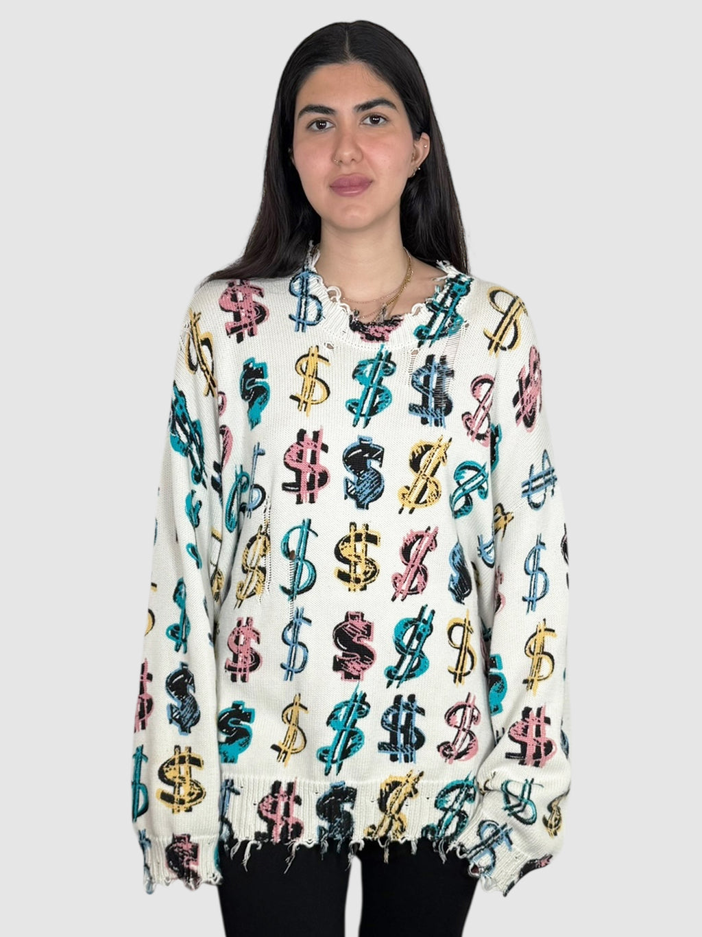 Dollar Sign Sweater
