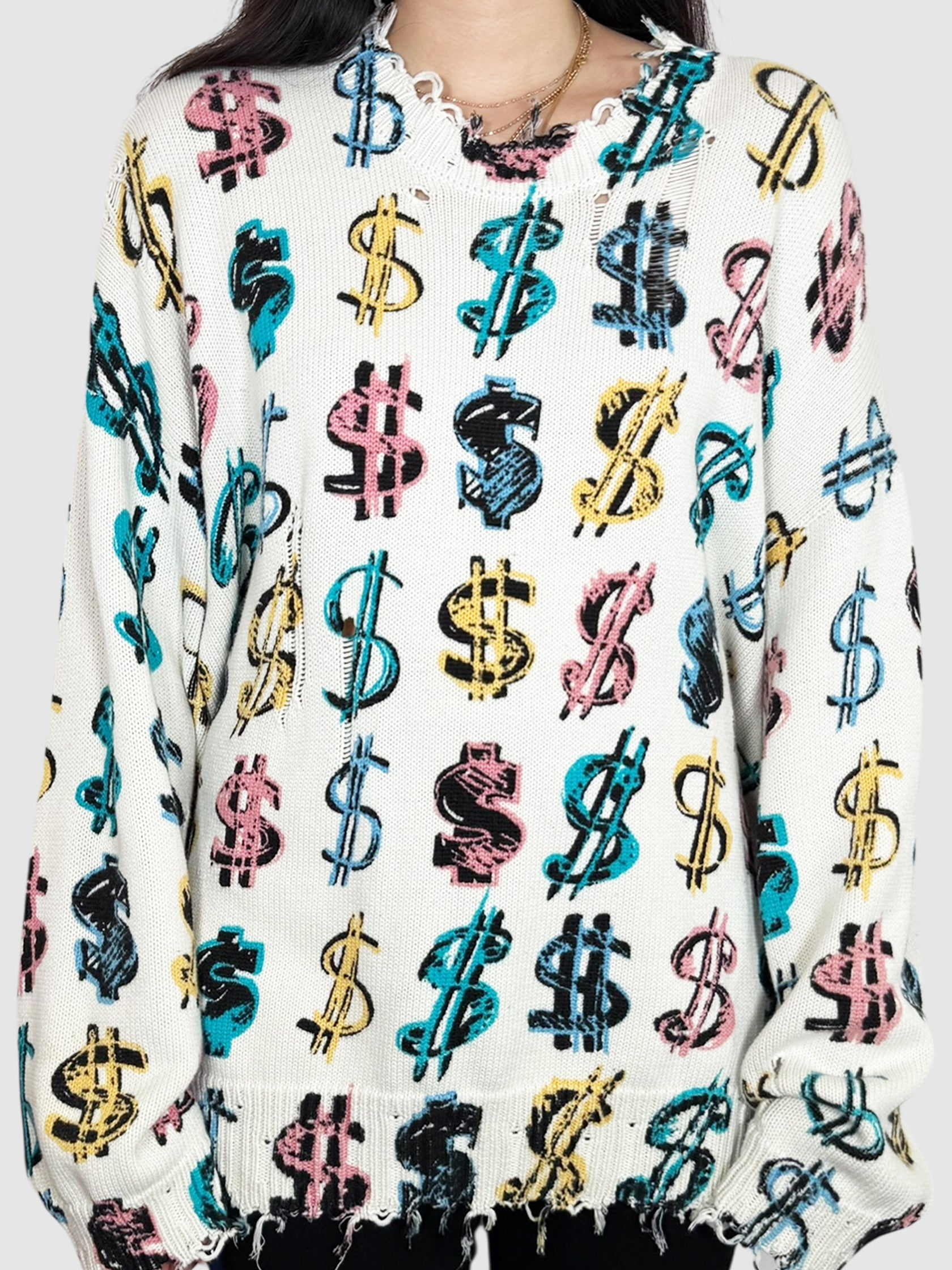 Dollar Sign Sweater