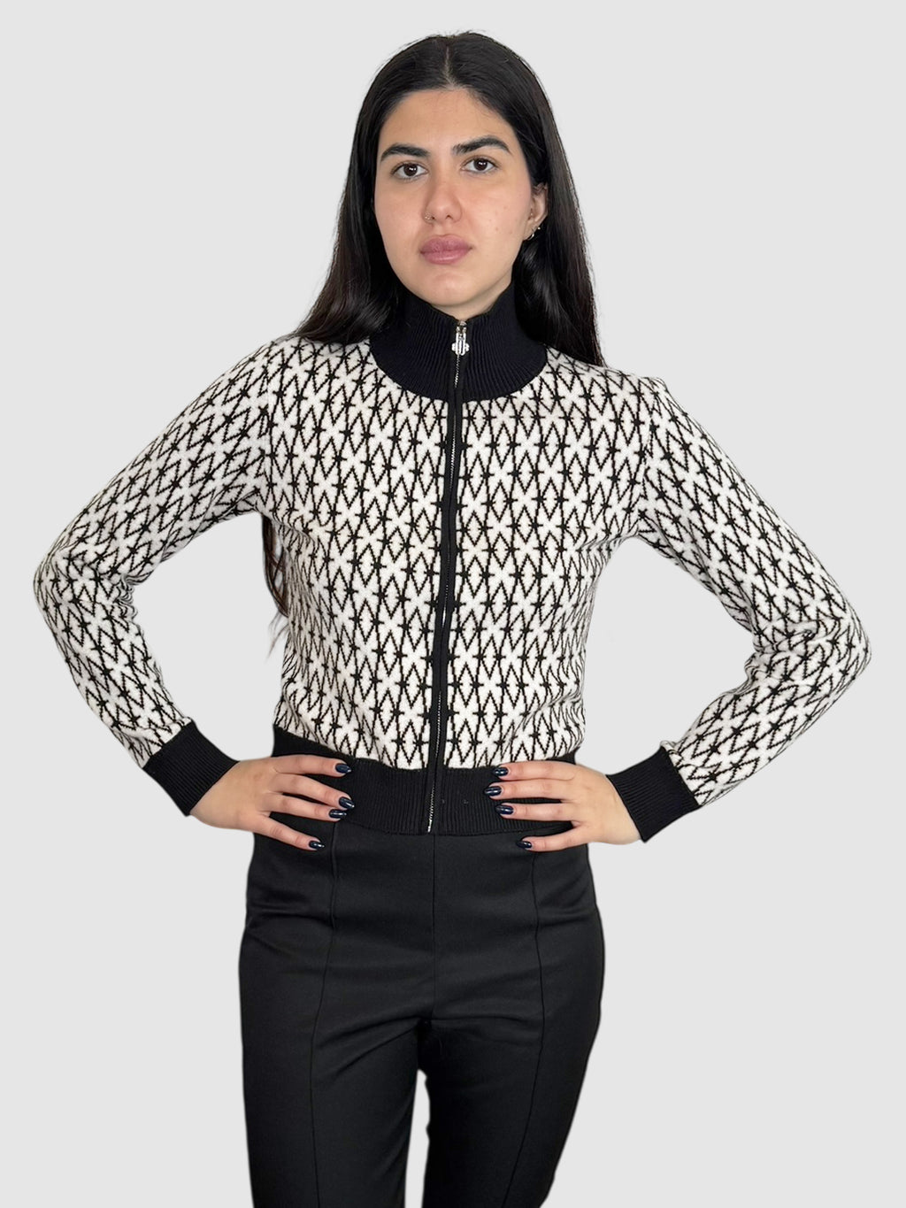 Monogram Knit Cardigan