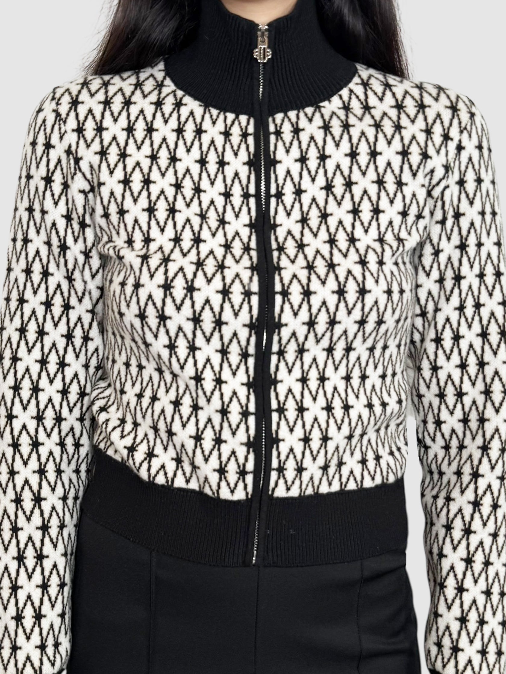 Monogram Knit Cardigan