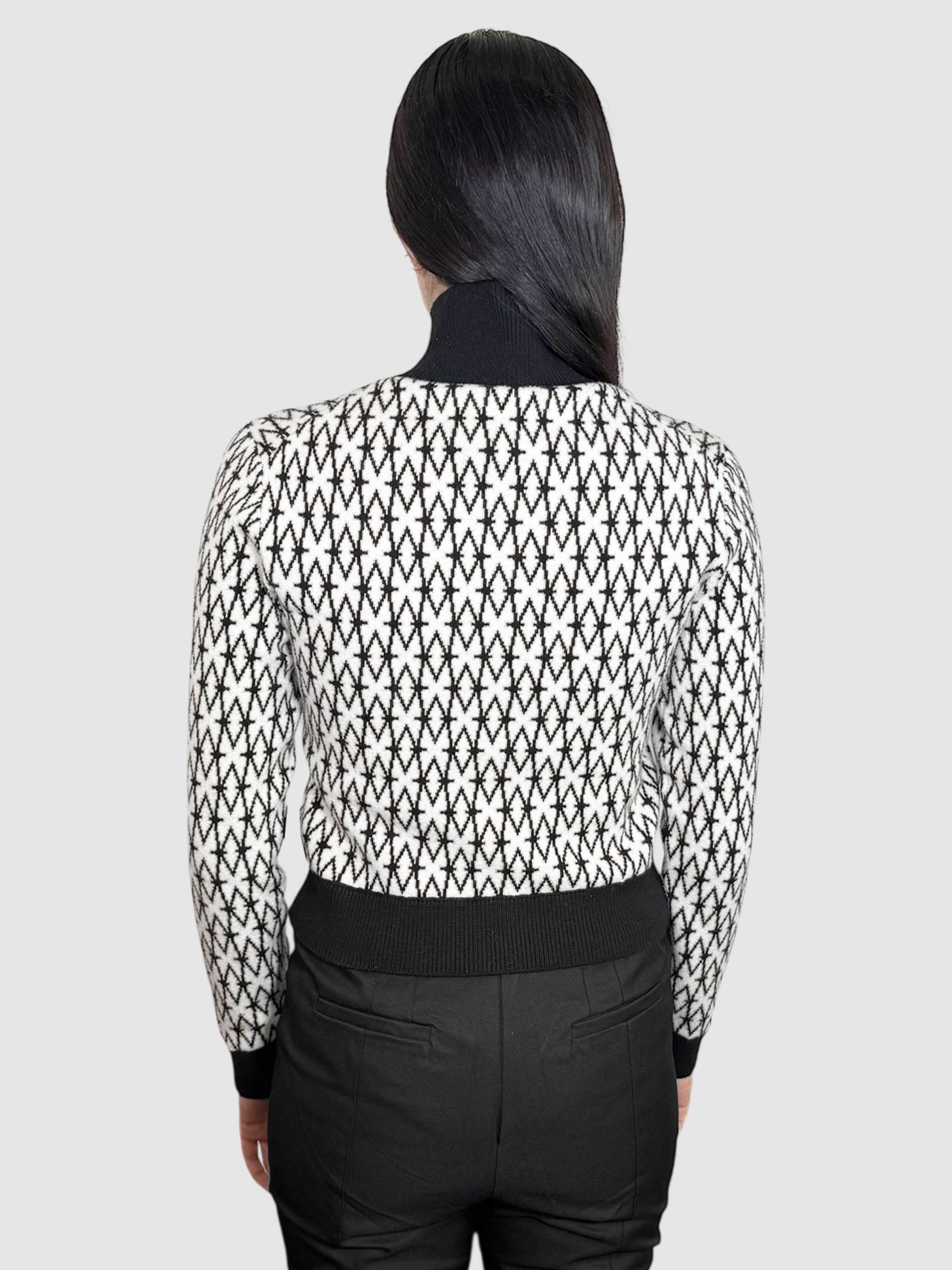 Monogram Knit Cardigan